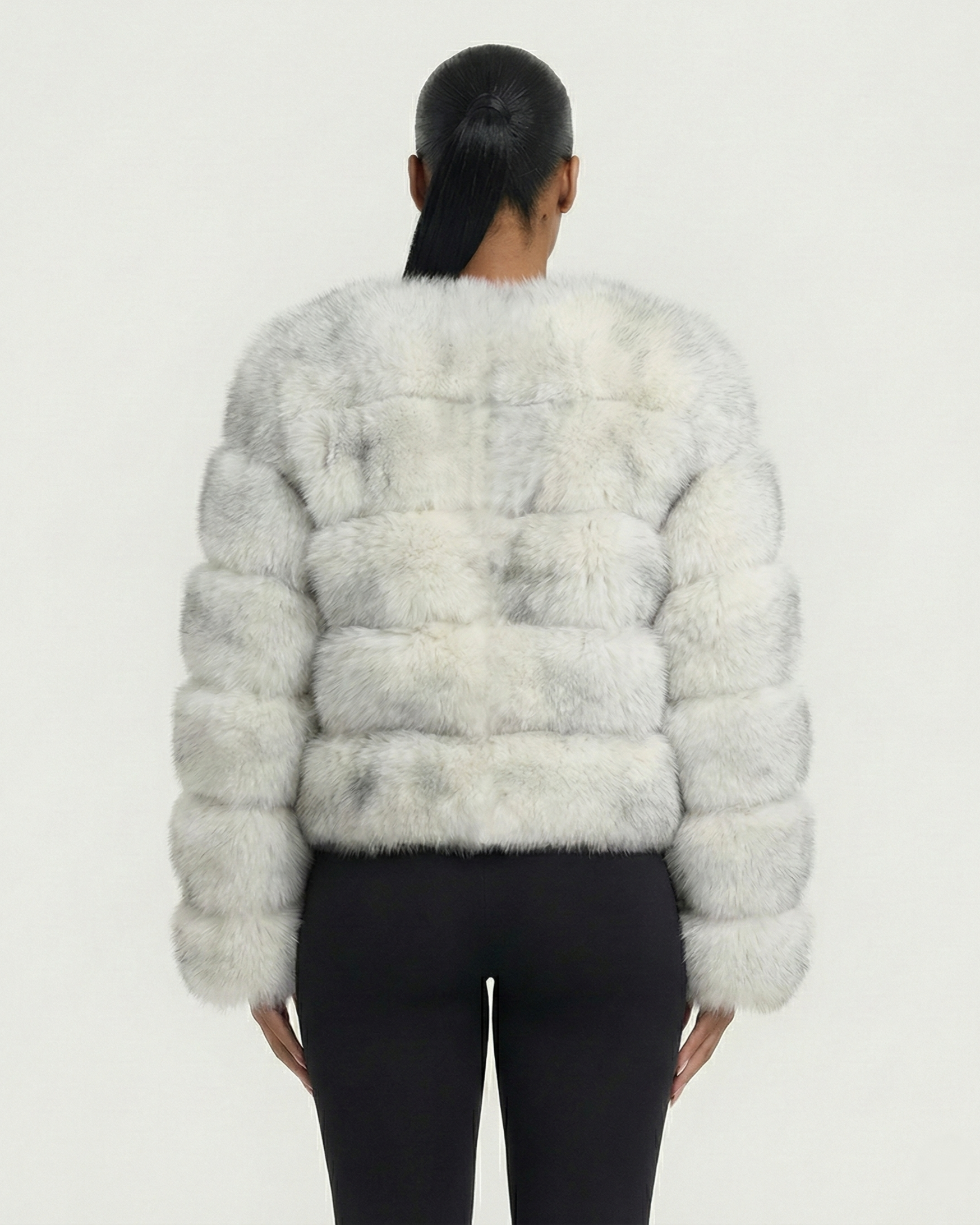BEATRICE Faux Fur Bubble Jacket