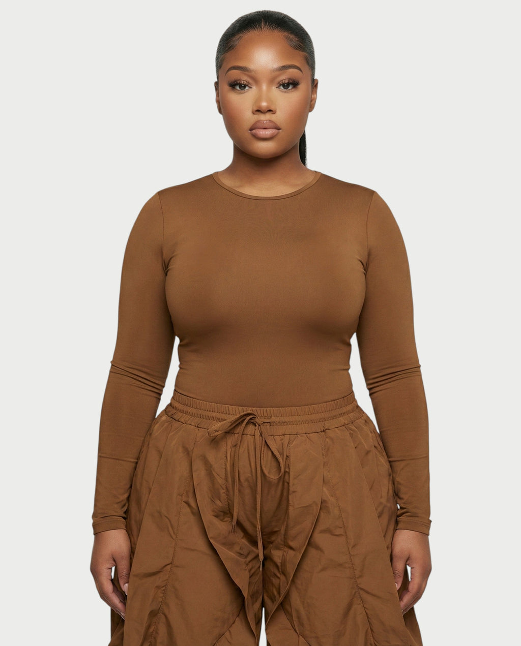 SILVA Sculpting Top & Wide-Leg Cargo Pants Set