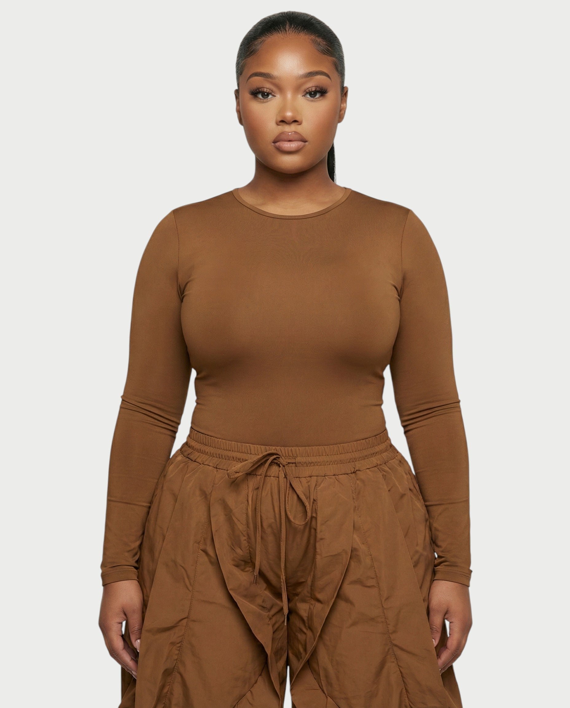 SILVA Sculpting Top & Wide-Leg Cargo Pants Set