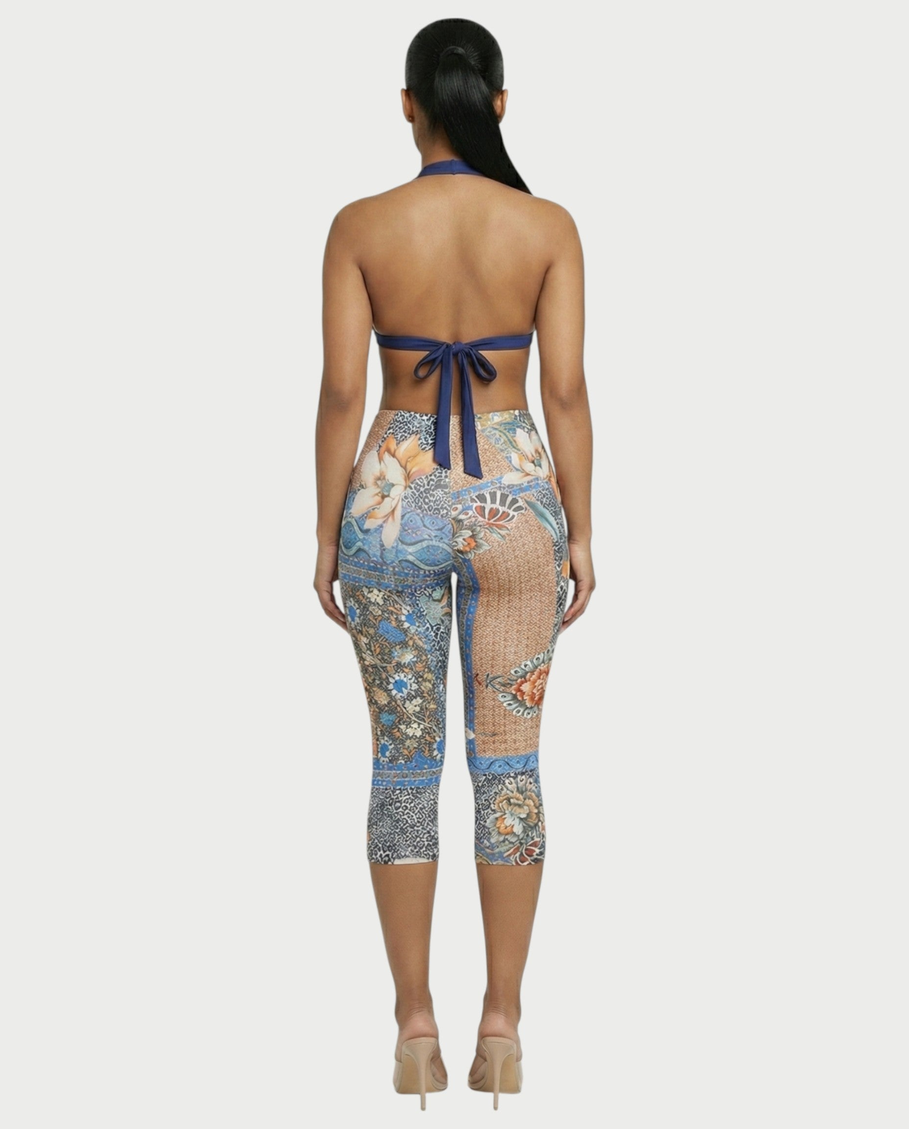 NIRI Top & Capri Pants Set