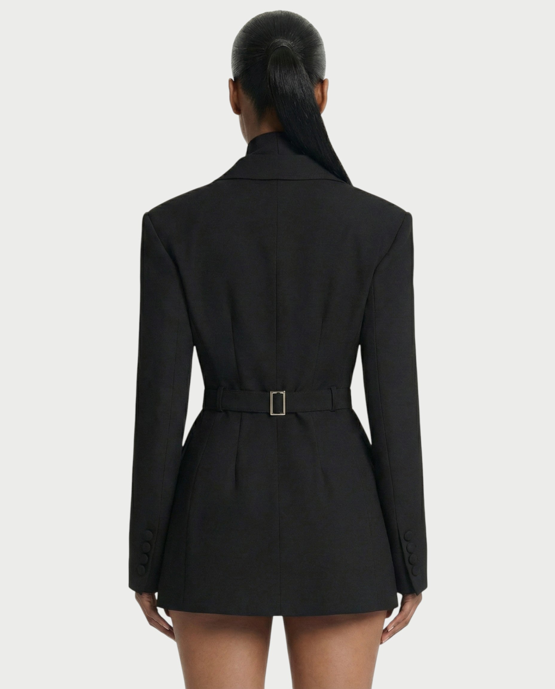 KESSIA Double Breasted Blazer Mini Dress