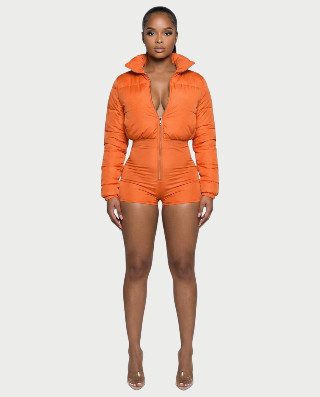 POPPY Crop Jacket Playsuit