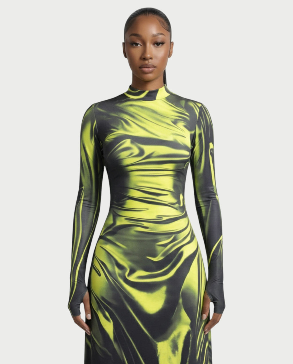 KASSIDY Illusion Maxi Dress