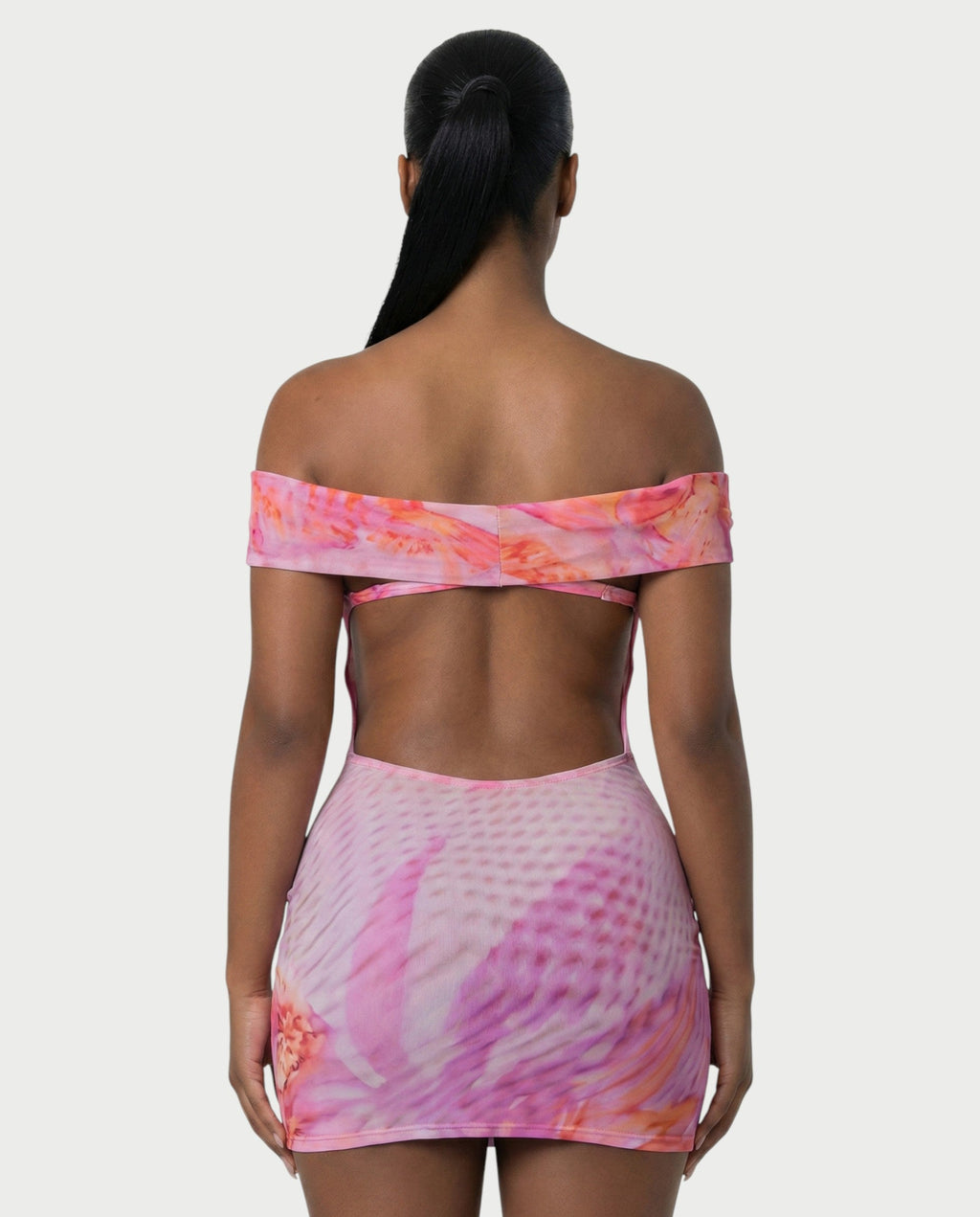 JESSAMINE Backless Mini Dress