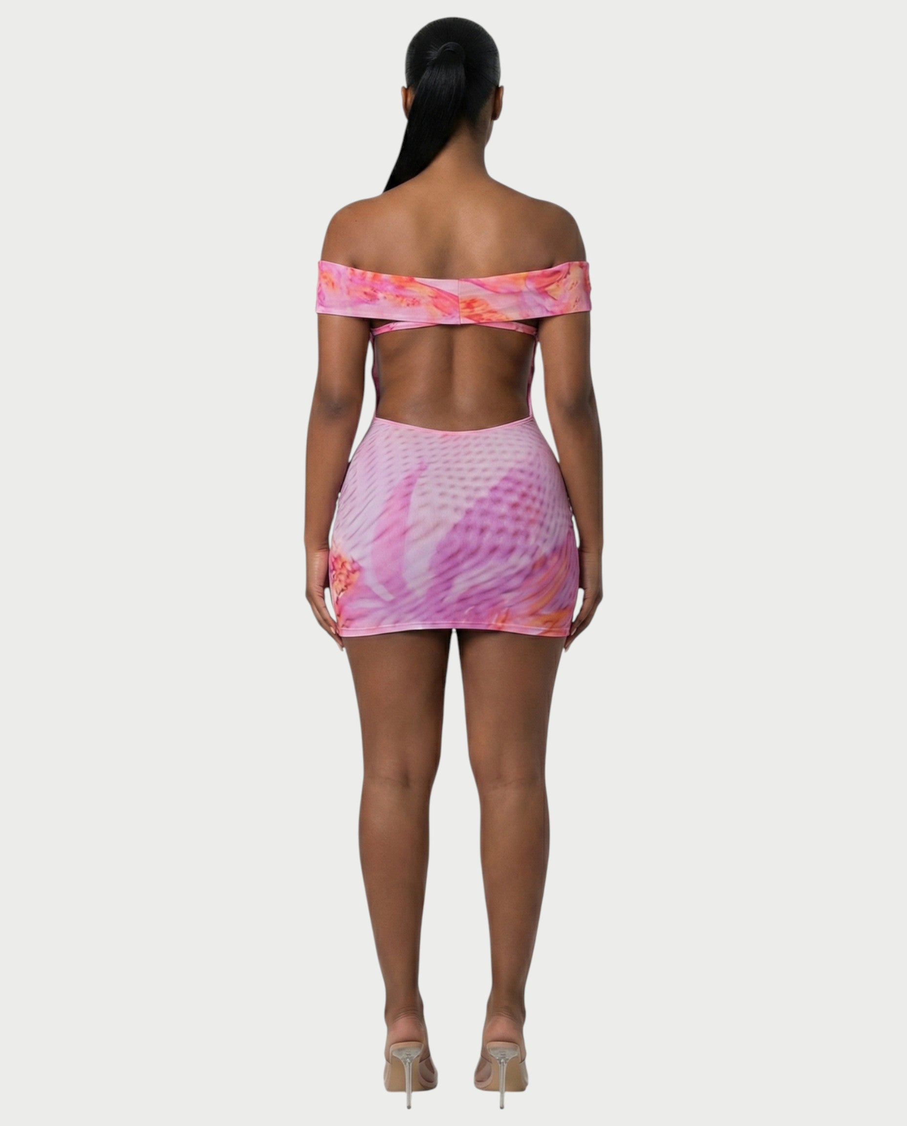 JESSAMINE Backless Mini Dress