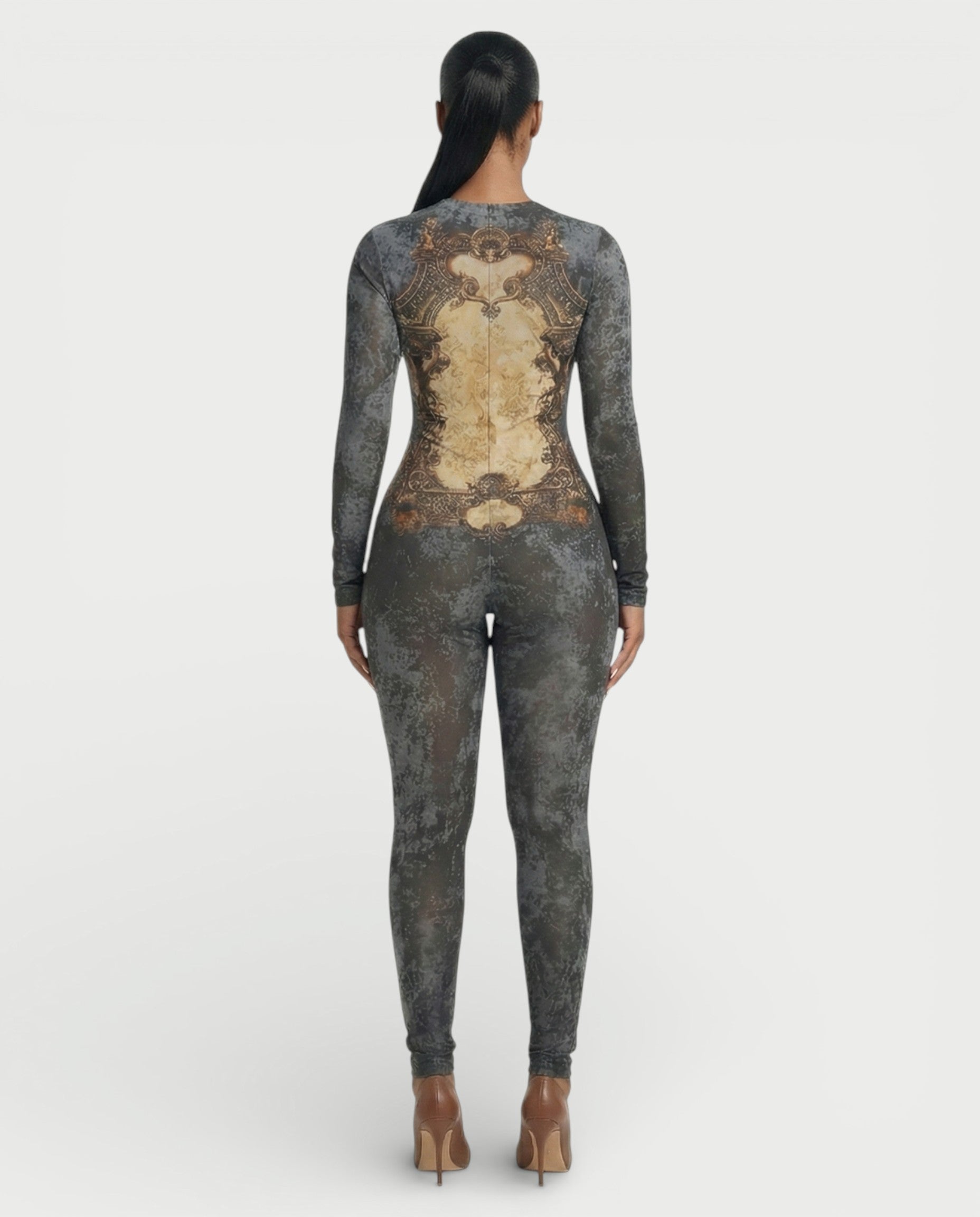 KALEYA Abstract Print Jumpsuit
