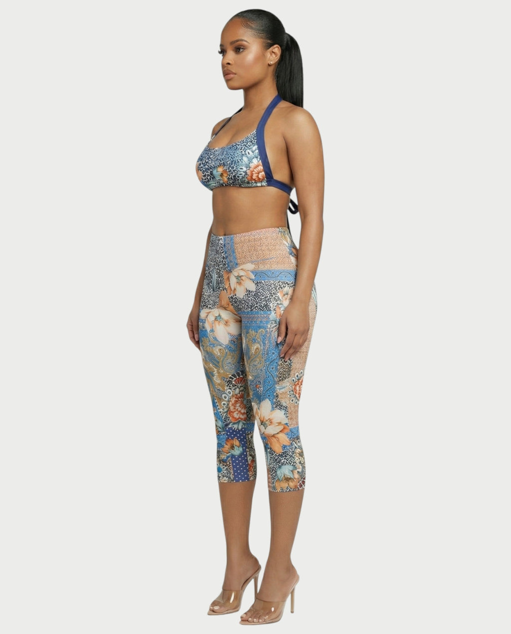 NIRI Top & Capri Pants Set