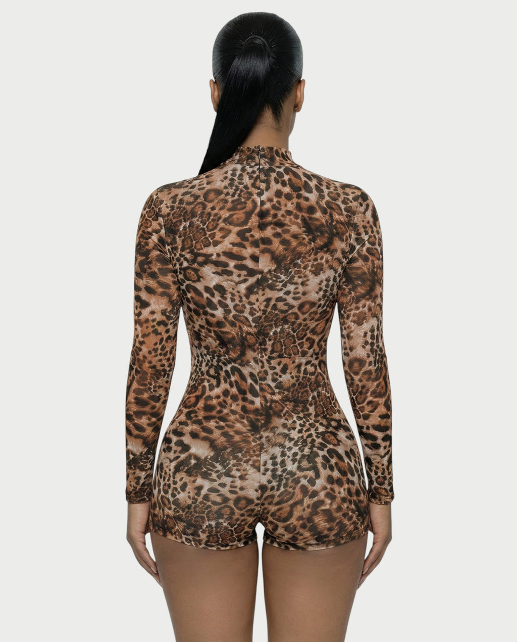 LEPA Cheetah Print Playsuit