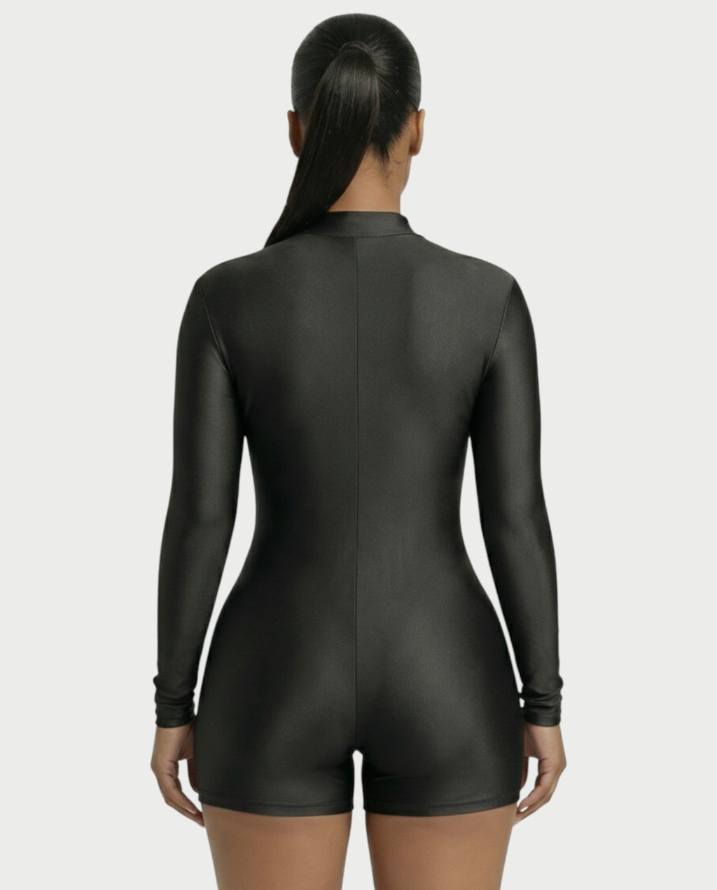 NADINE Turtleneck Long Sleeve Romper