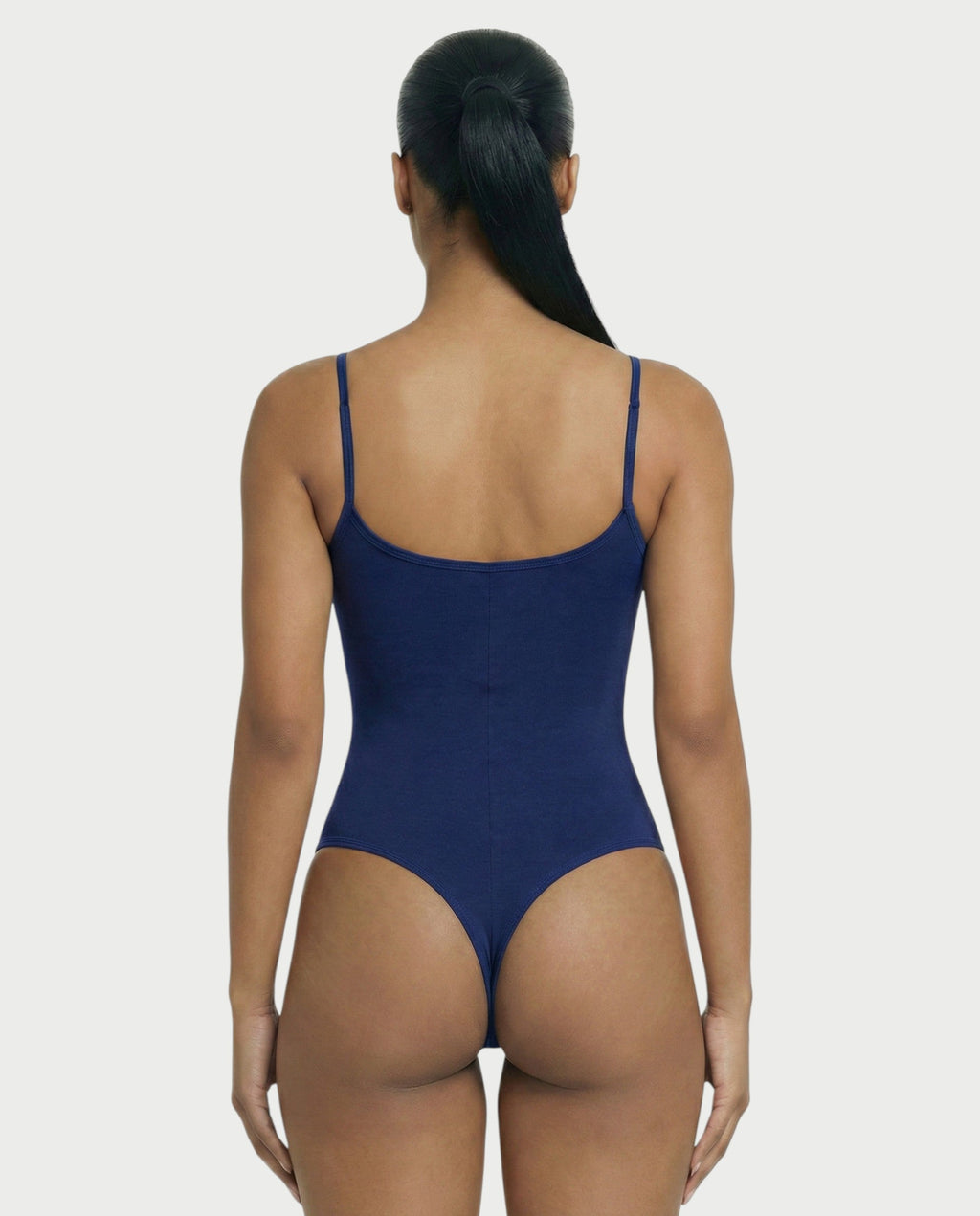 Scoop Neck Thong Bodysuit