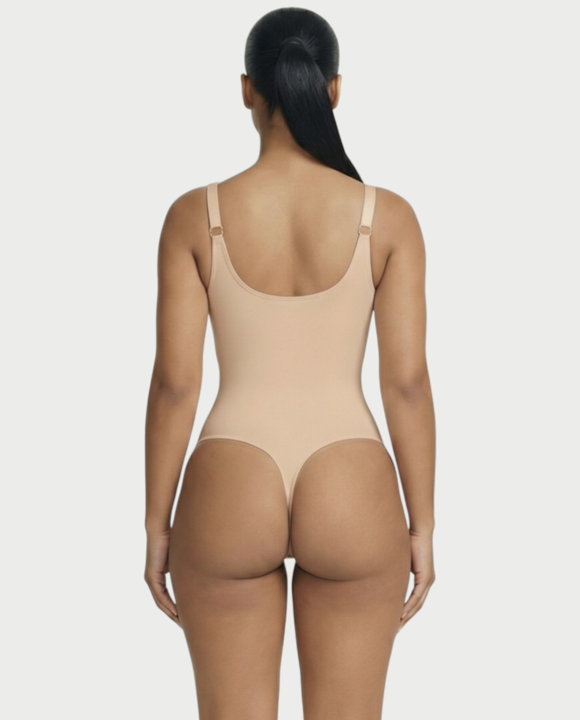 Deep-V Neck Shapewear Bodysuit