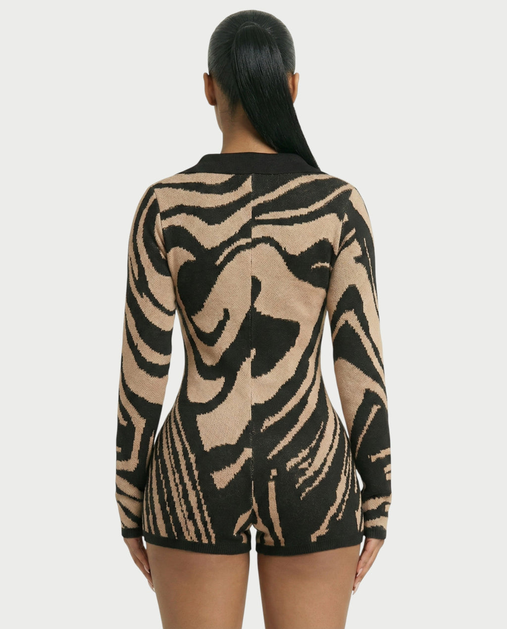 ALAIA Knitted Sweater Playsuit