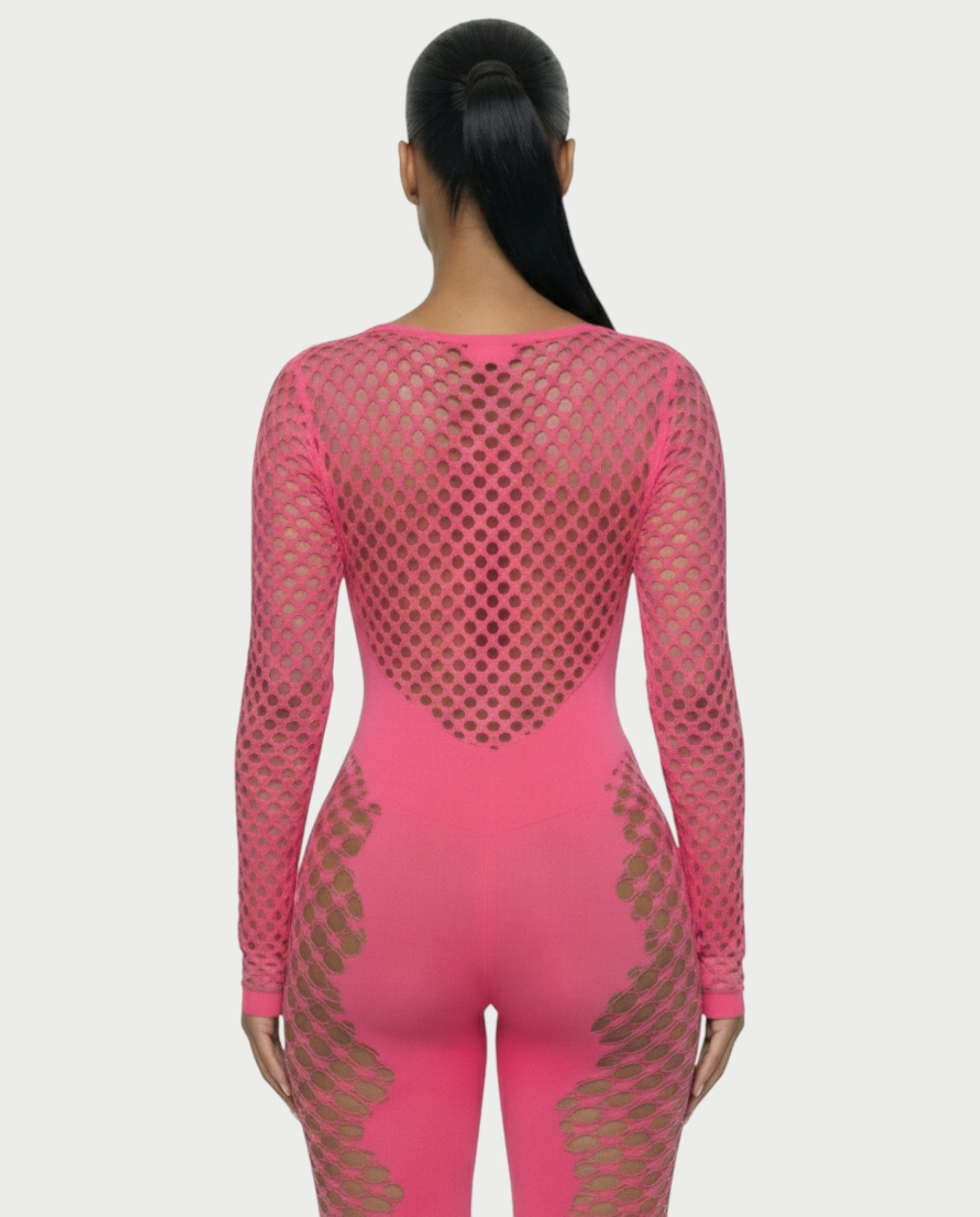 TAVORA Mesh Detail Jumpsuit