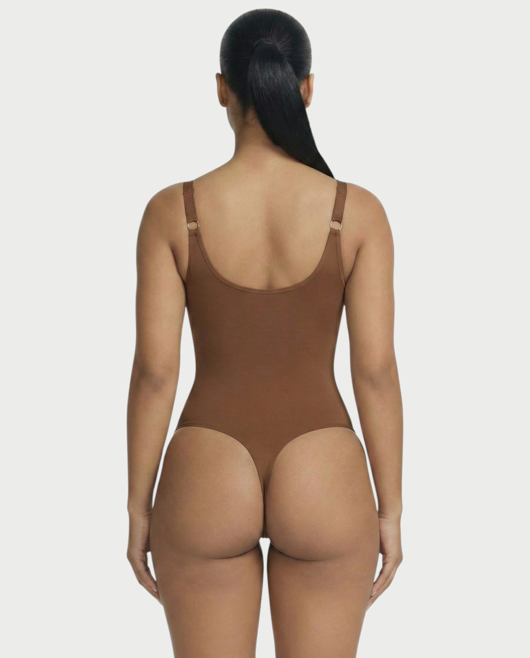 Deep-V Neck Shapewear Bodysuit