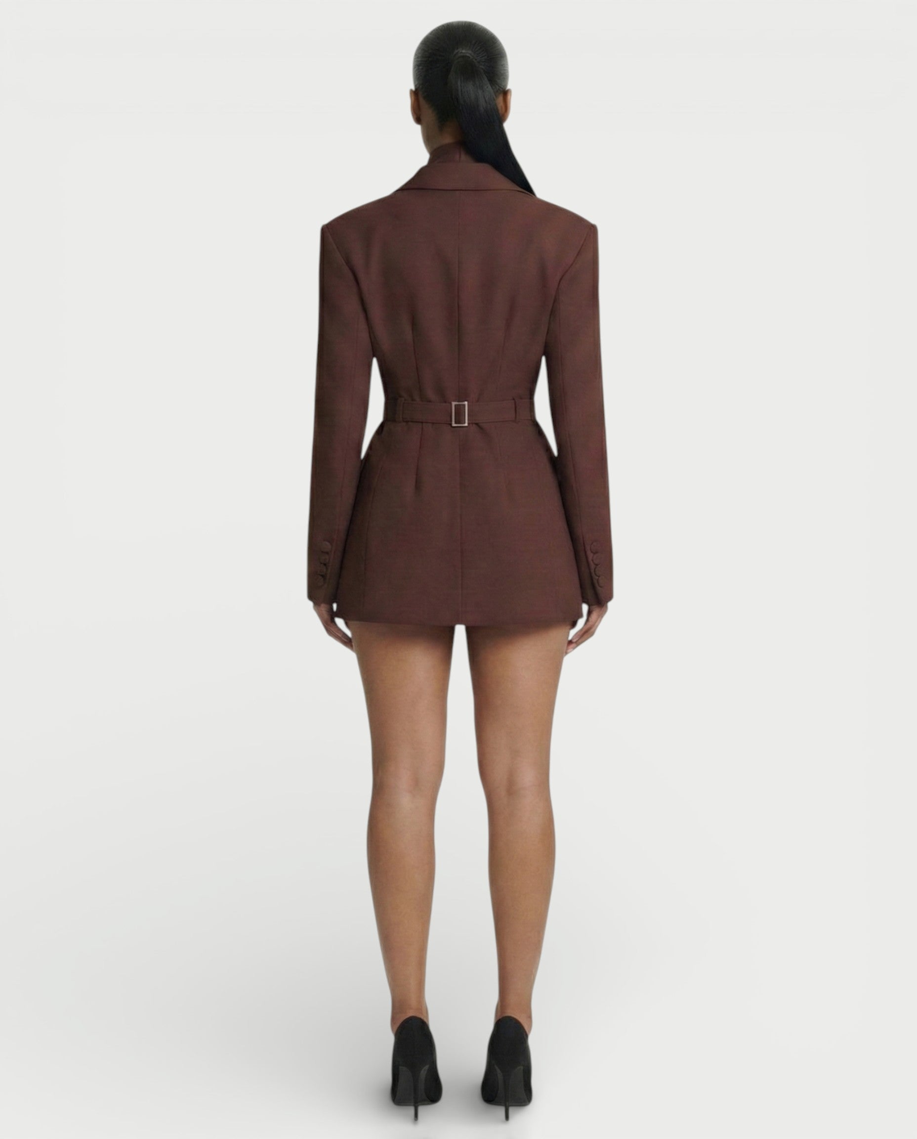 KESSIA Double Breasted Blazer Mini Dress