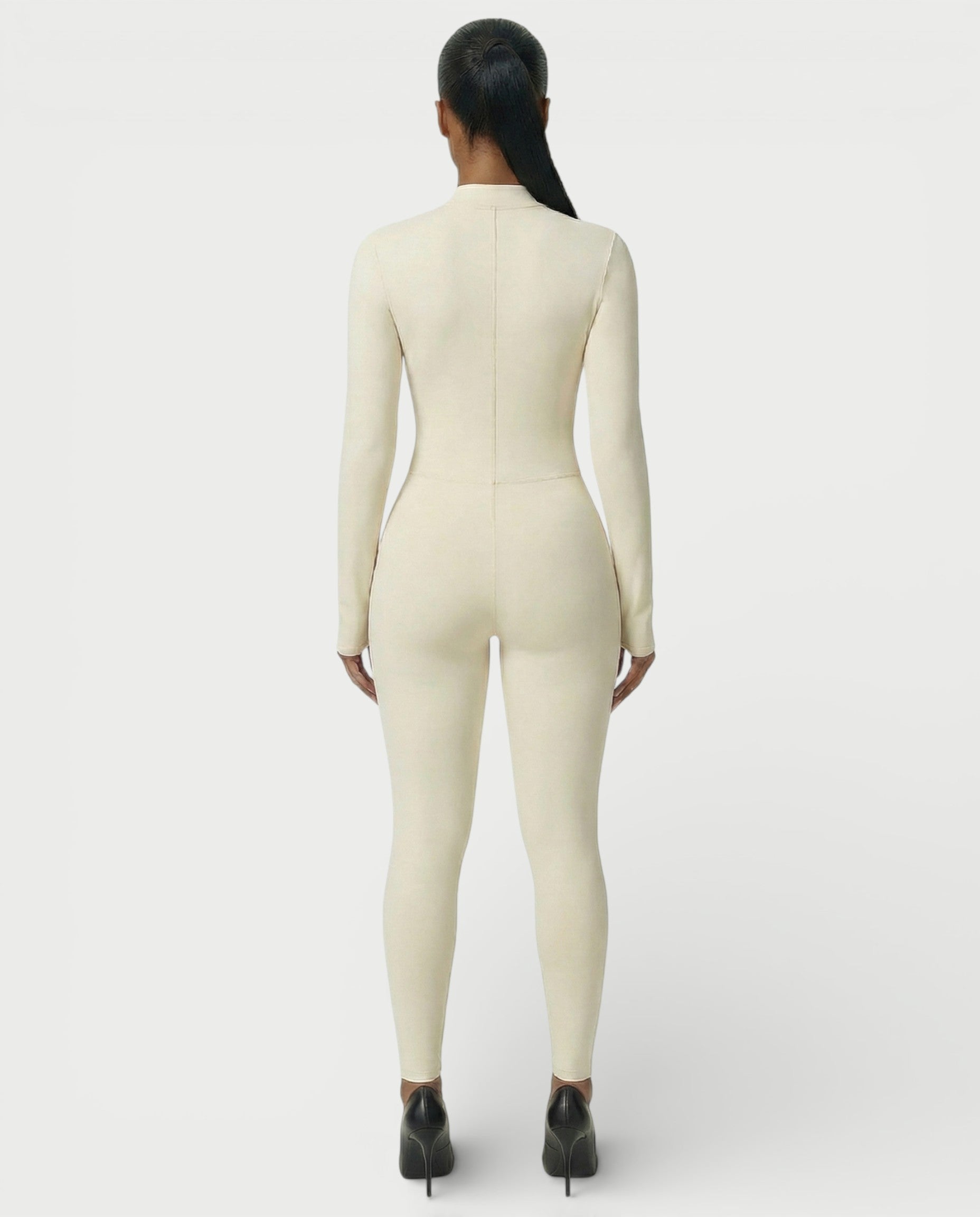 LUVINA Zip-Up Jumpsuit
