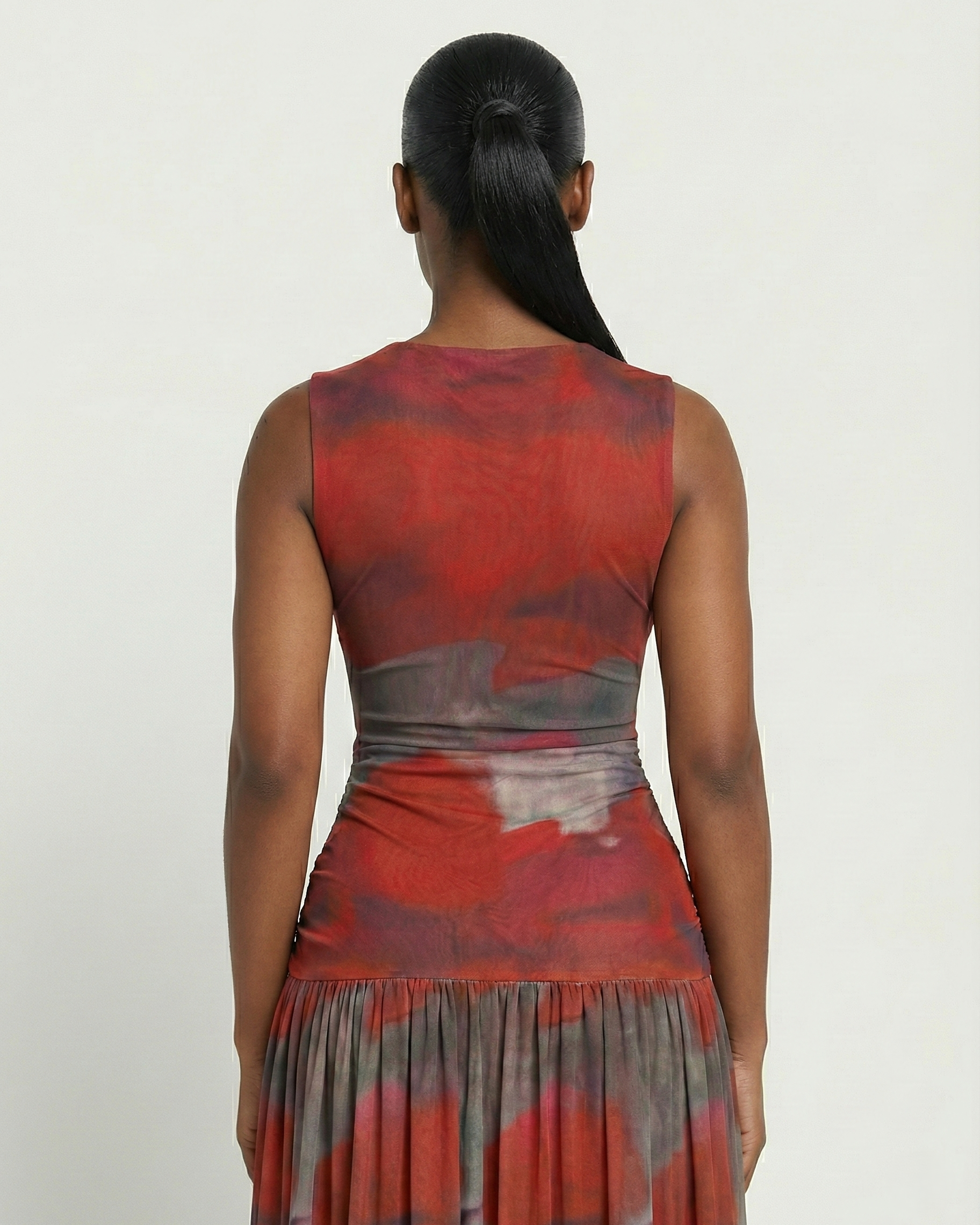 NAIRA Twisted Waist Maxi Dress