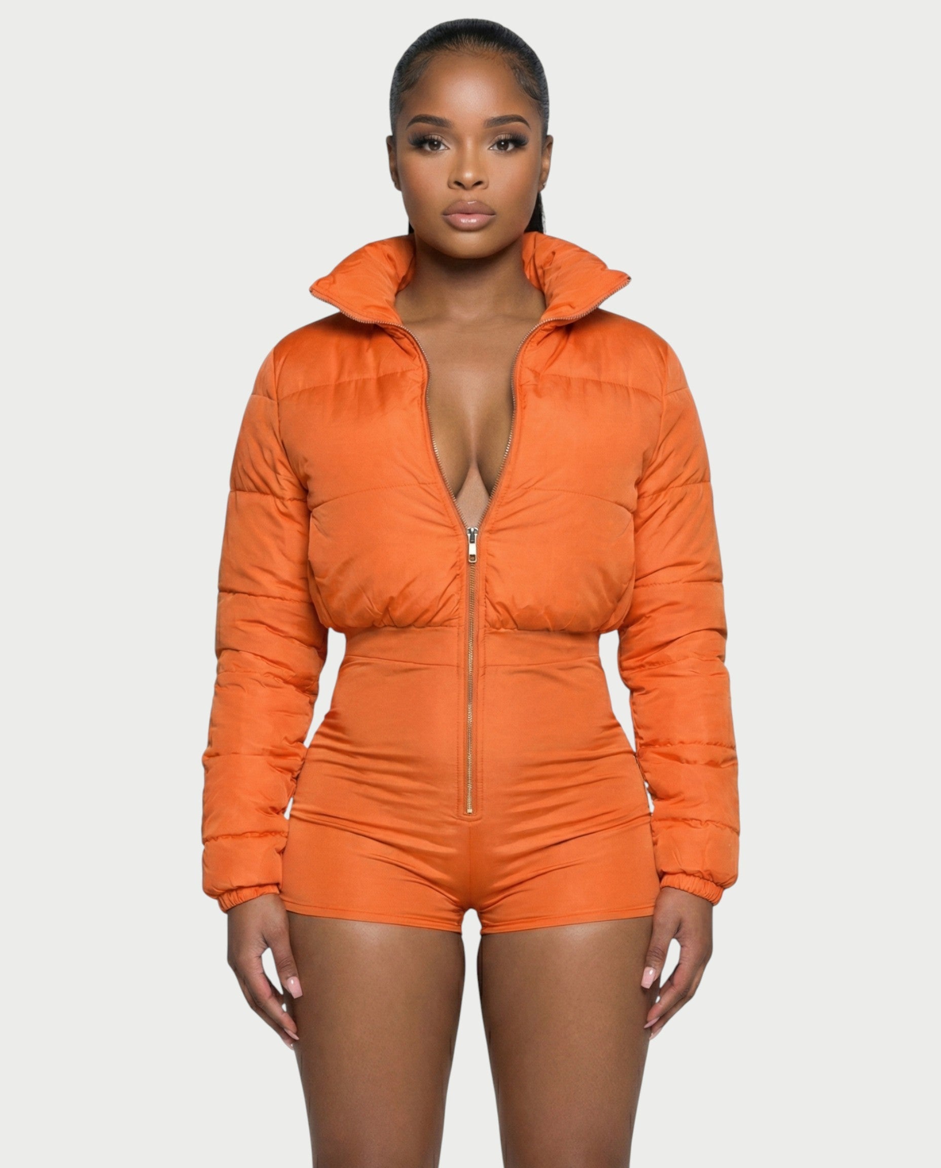 POPPY Crop Jacket Playsuit