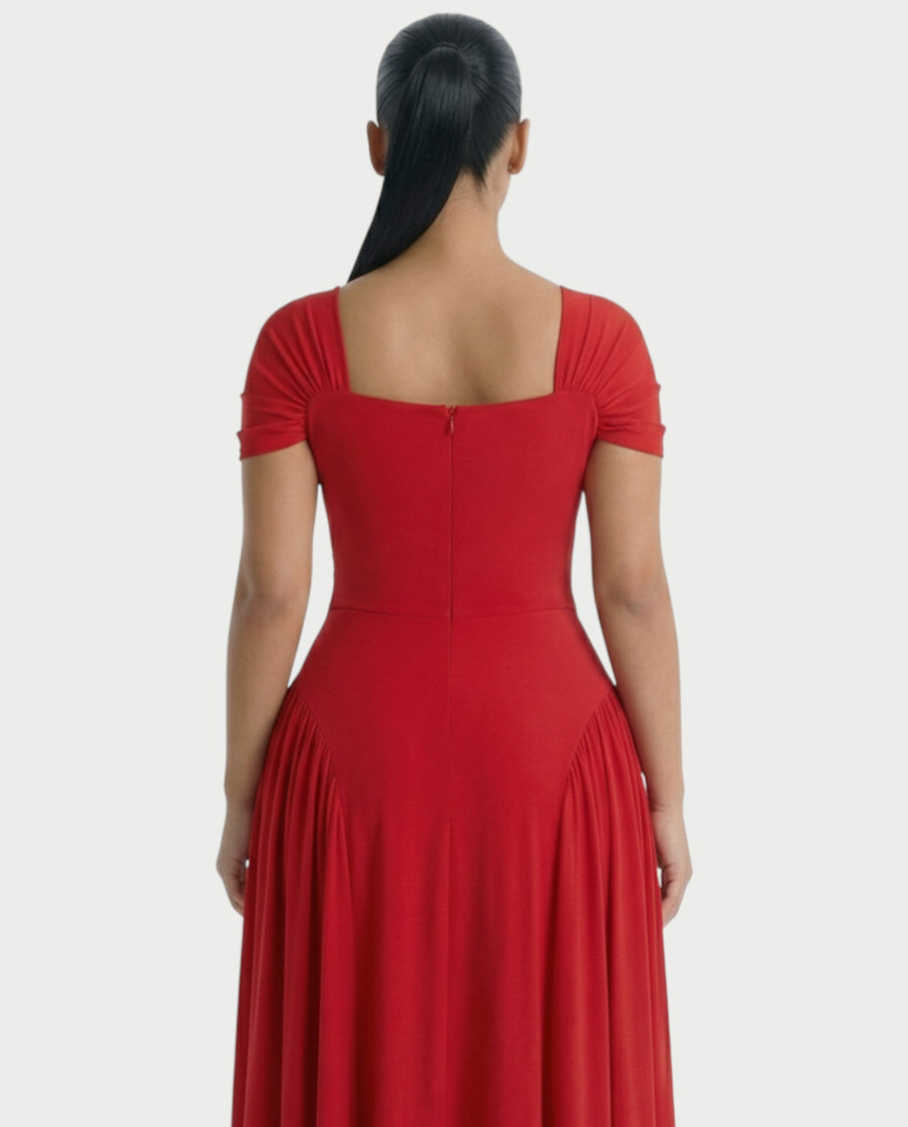 AVIRA Square Neck Maxi dress