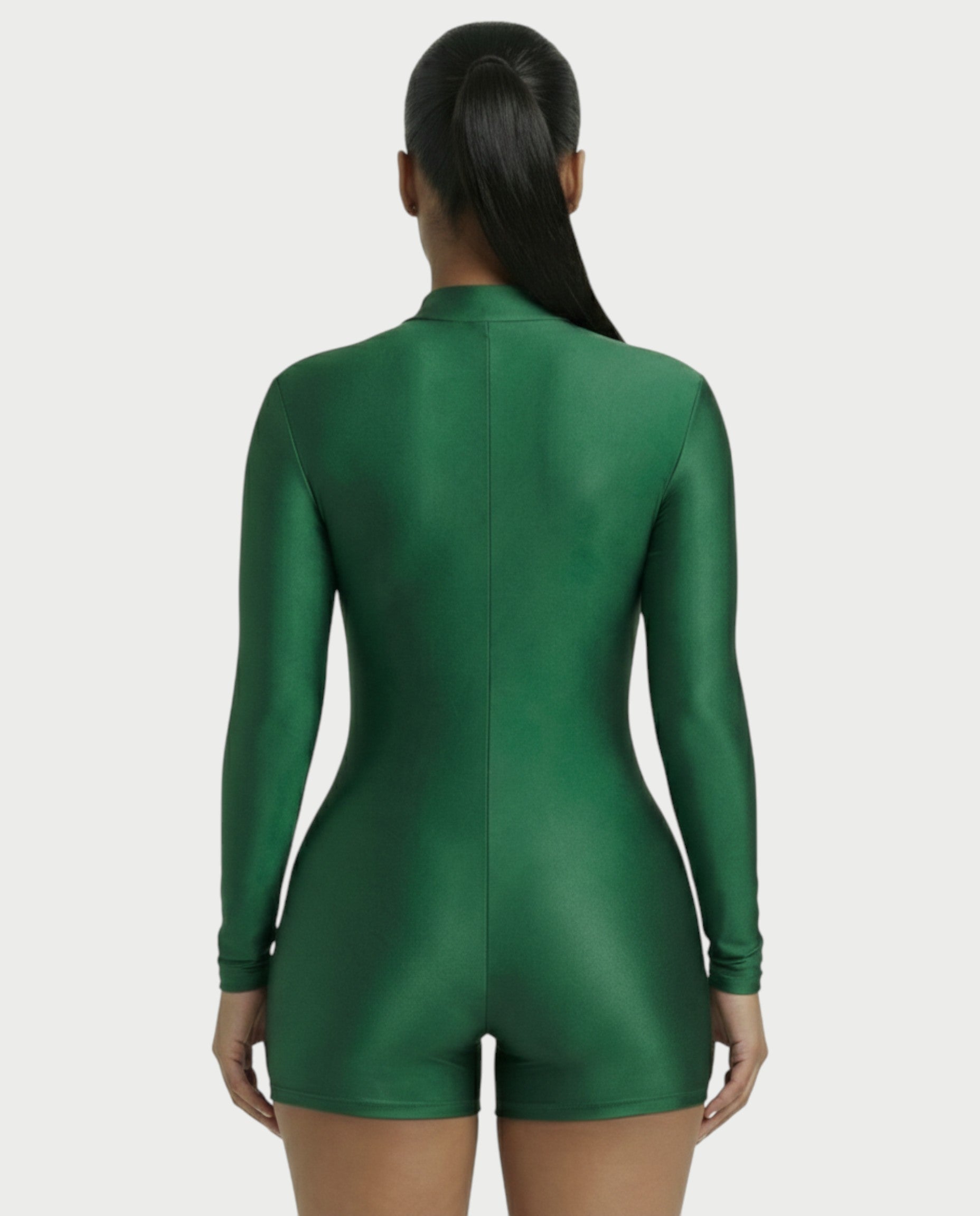 NADINE Turtleneck Long Sleeve Romper