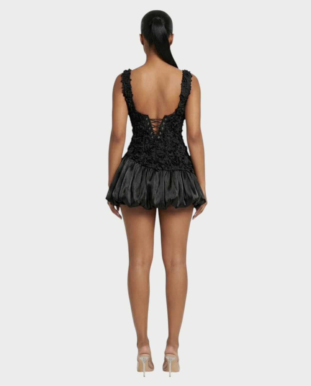 ZARAE Floral Ruffled Mini Dress