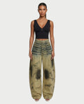 ZAHARA Multi-Waist Stacked Button Denim Pants