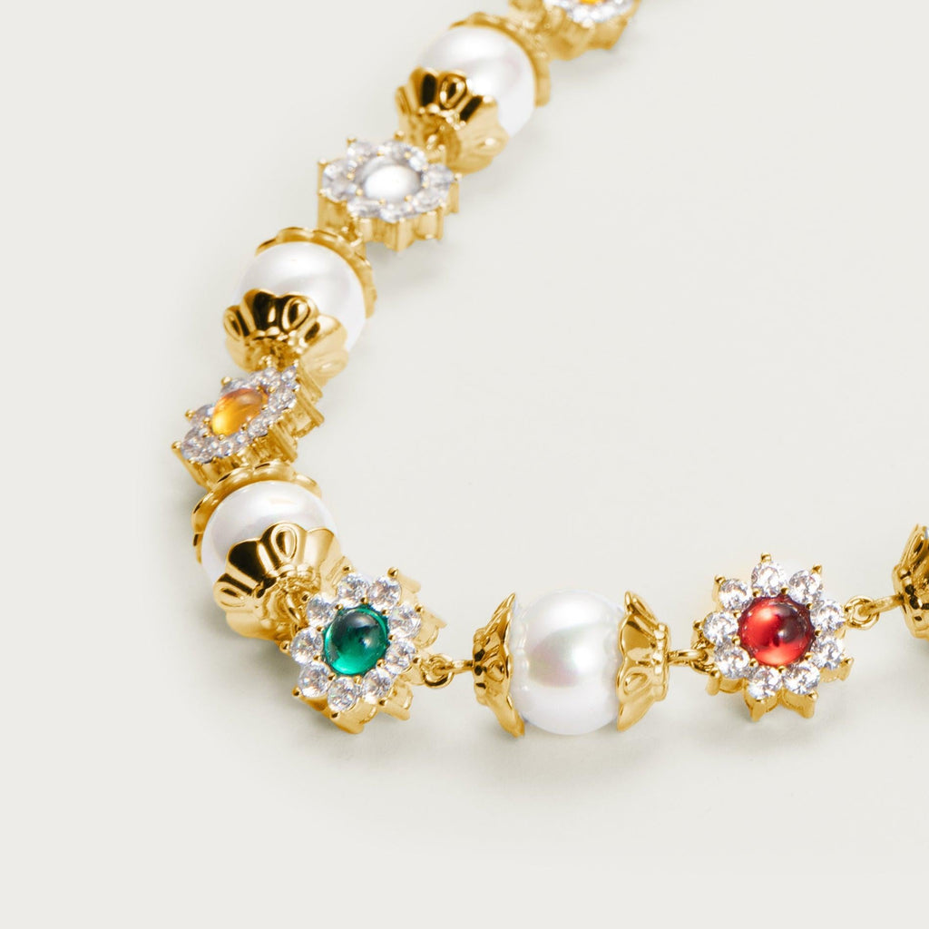 Pearl & Gemstone Necklace