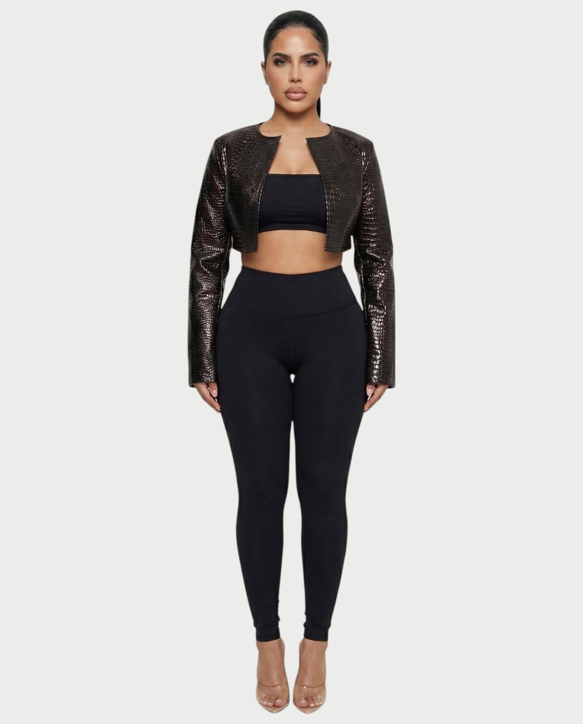 ASA Faux Croco Jacket