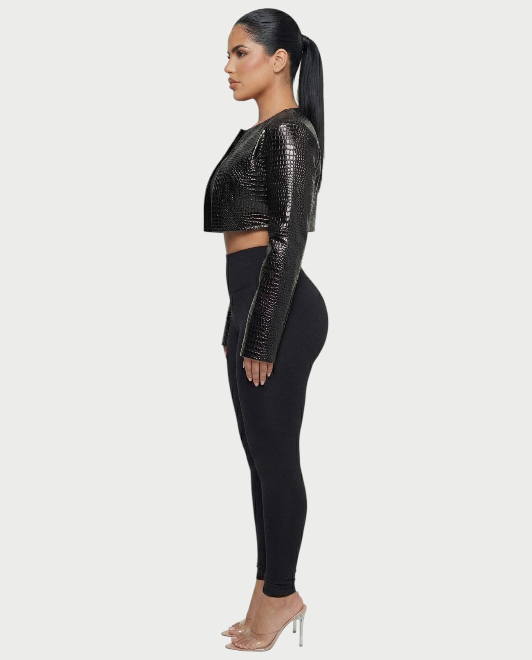 ASA Faux Croco Jacket