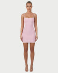 ZAYARA Spaghetti Strap Bandage Mini Dress