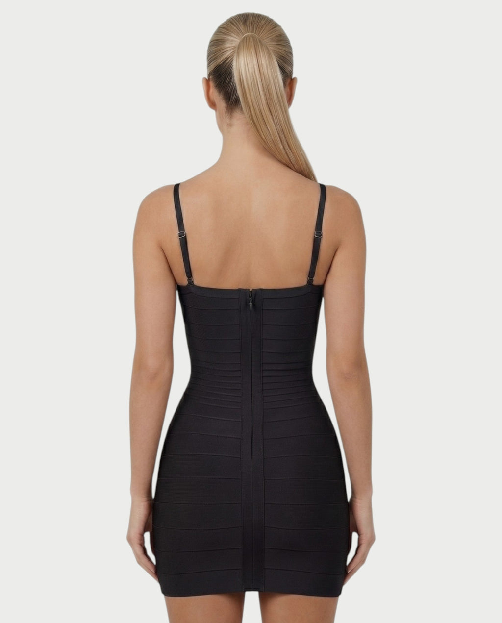 ZAYARA Spaghetti Strap Bandage Mini Dress
