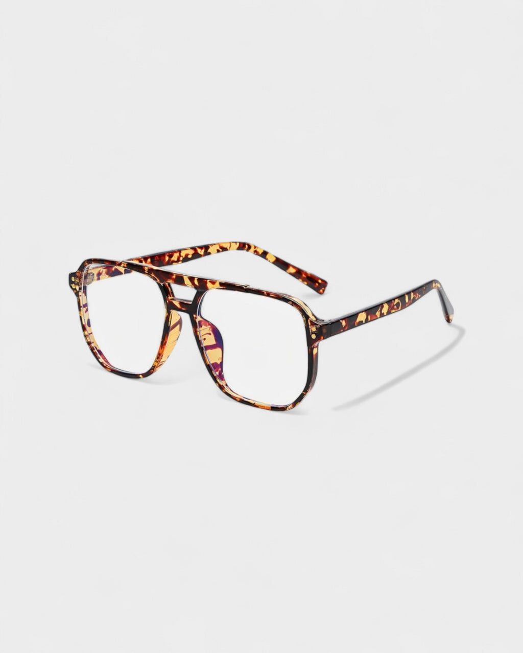 JORDYN Clear Lens Aviator Blue Light Glasses