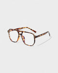 JORDYN Clear Lens Aviator Blue Light Glasses