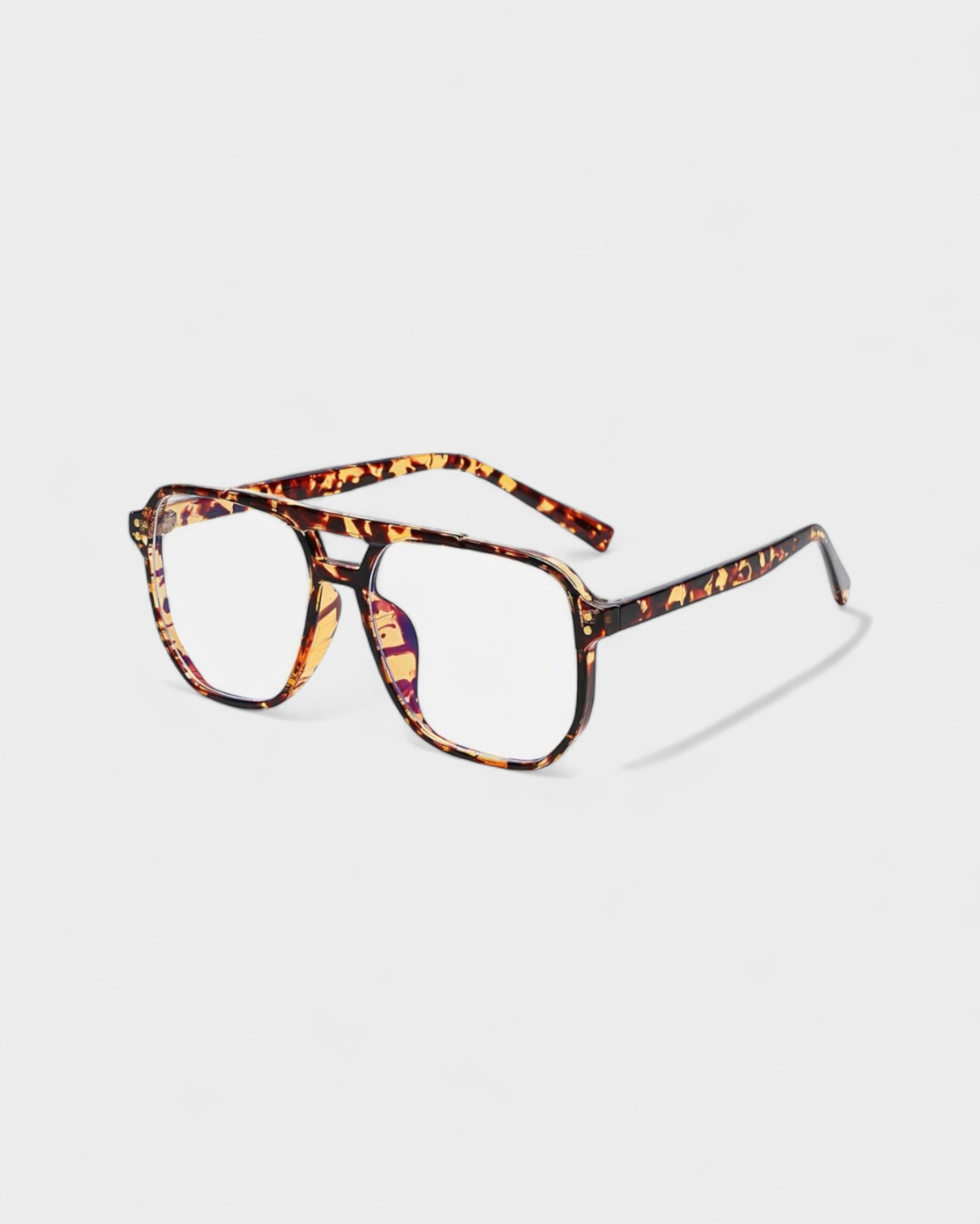 JORDYN Clear Lens Aviator Blue Light Glasses