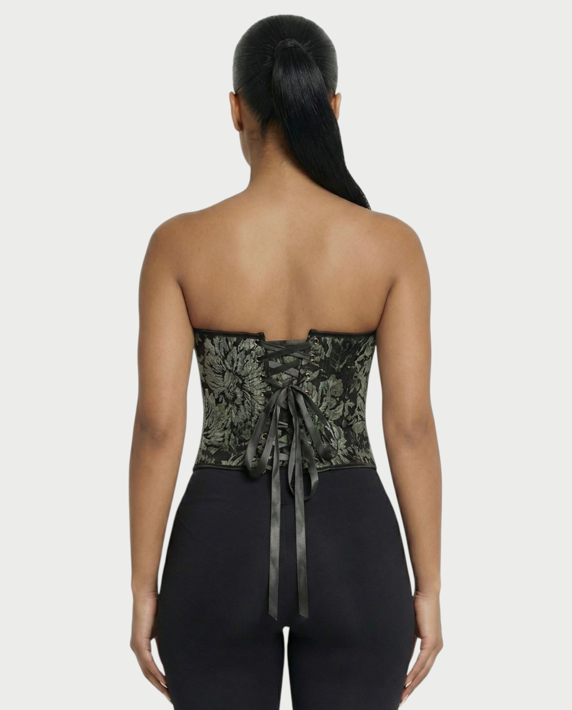HULISHA Damask Corset Top