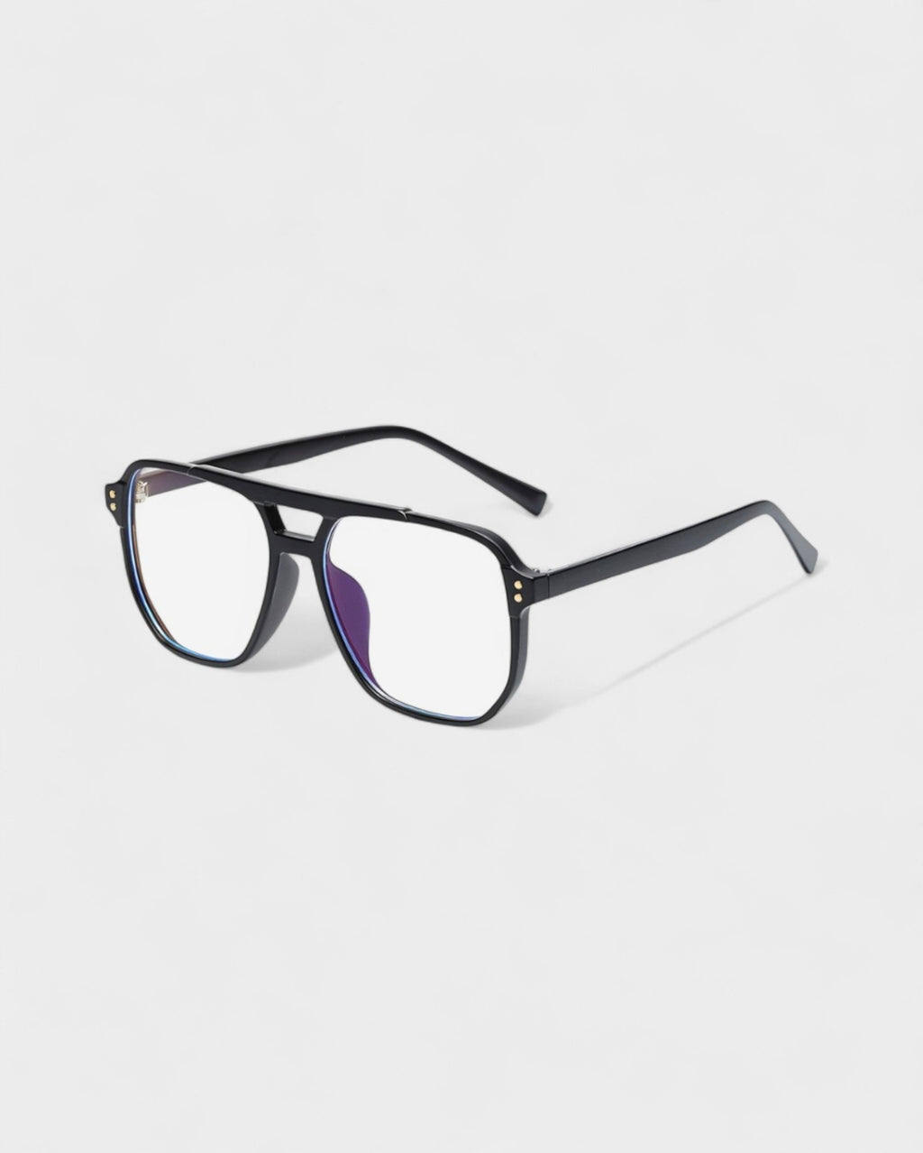 JORDYN Clear Lens Aviator Blue Light Glasses
