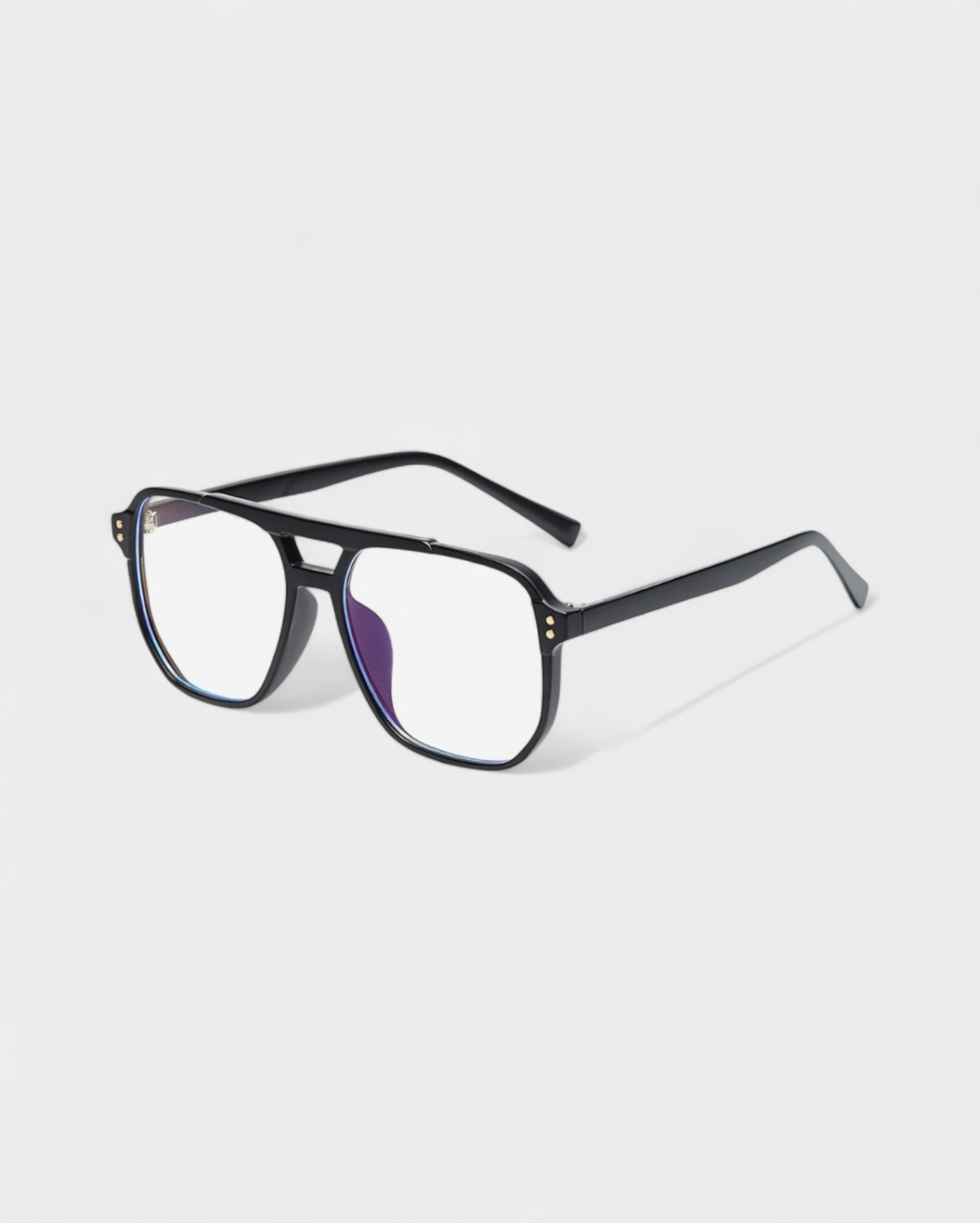 JORDYN Clear Lens Aviator Blue Light Glasses