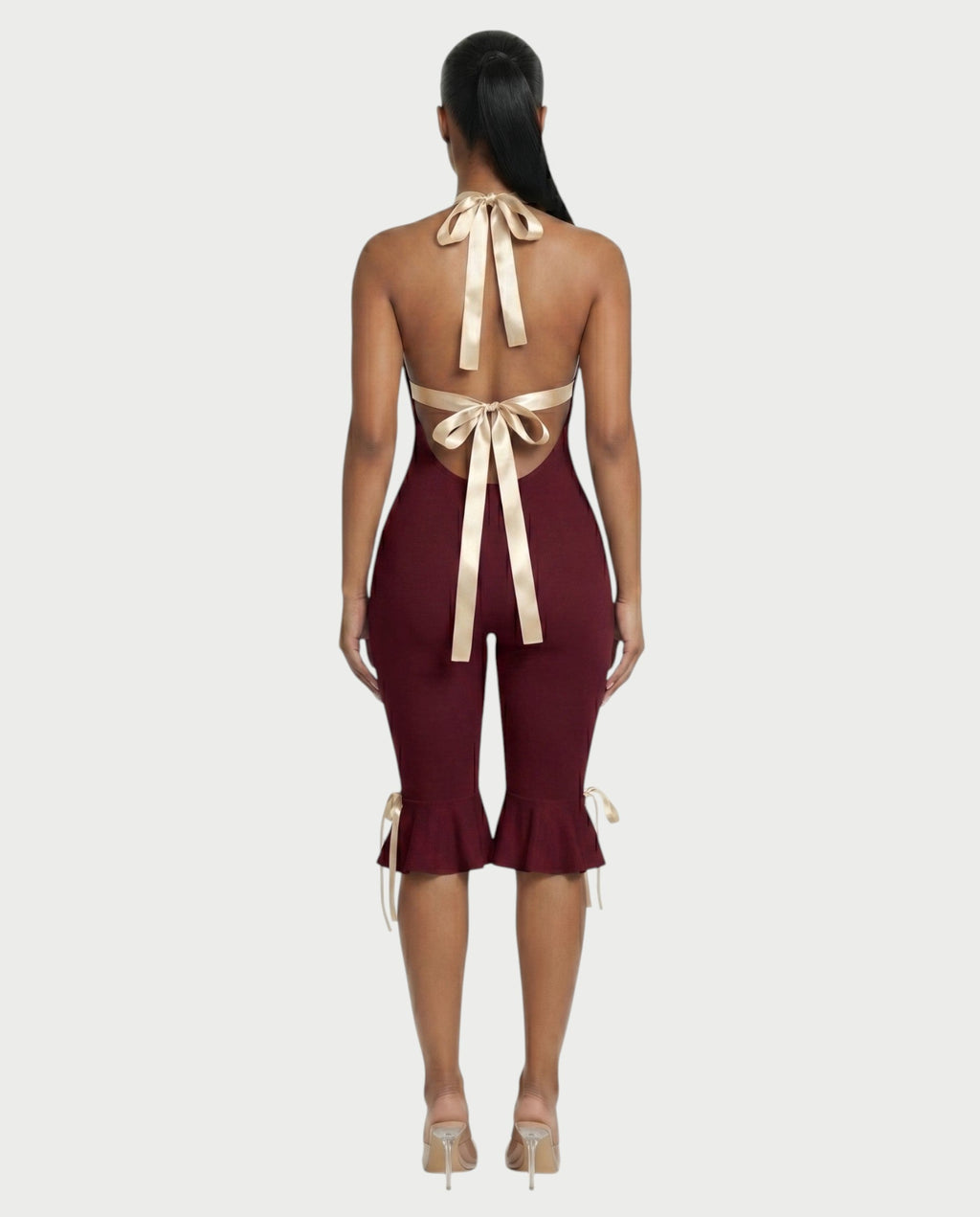 FELLY Open-Back Capri Jumpsuit