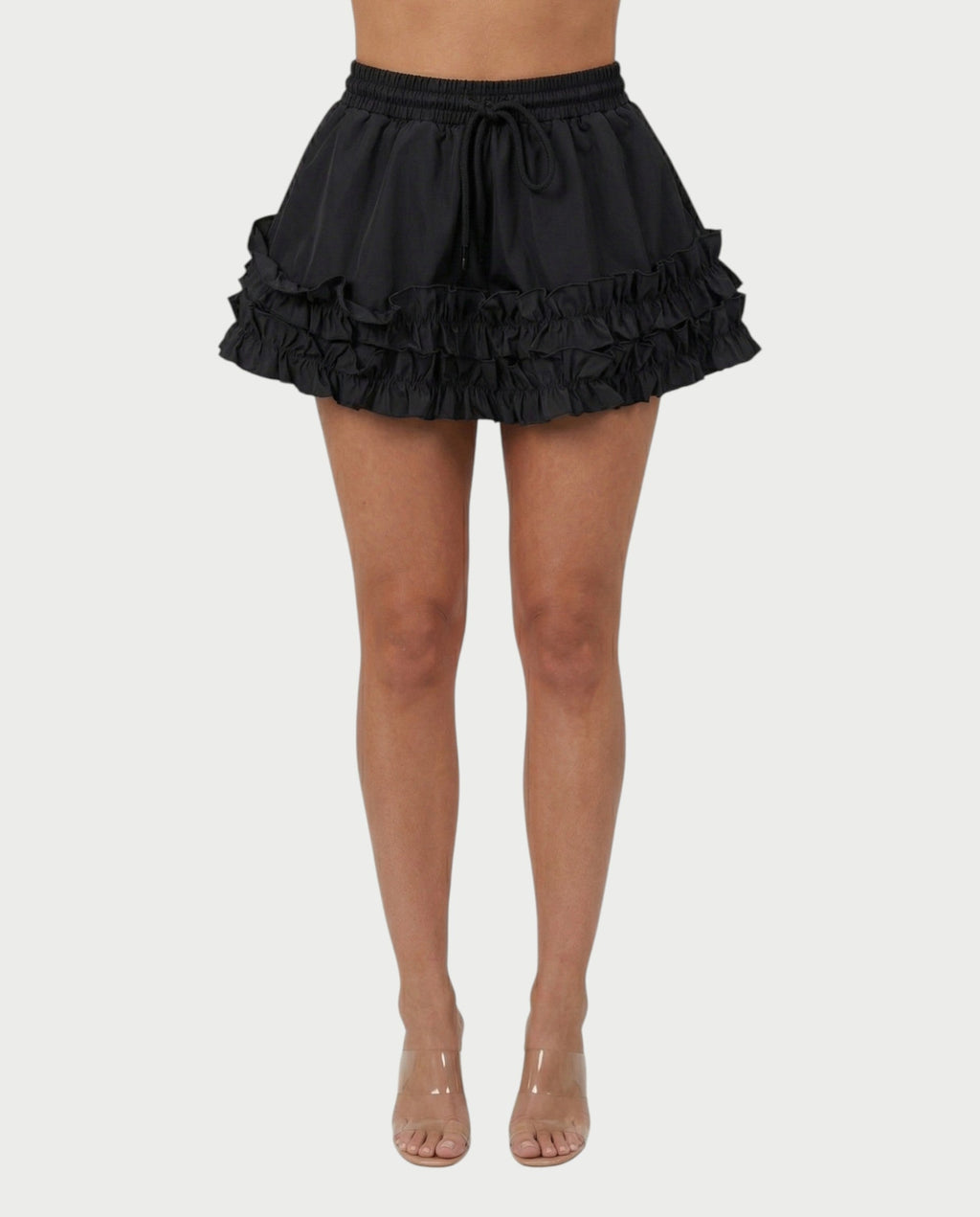 FINA Ruffle-Trim Hooded Jacket & Mini Skort Set