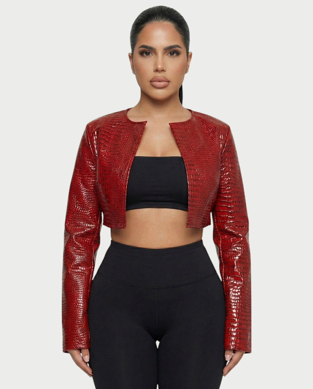 ASA Faux Croco Jacket