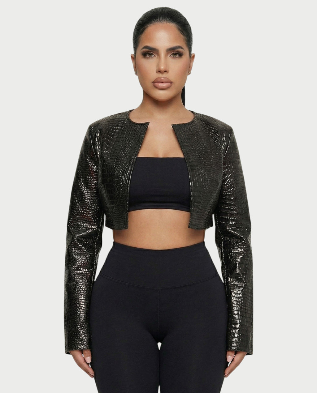 ASA Faux Croco Jacket