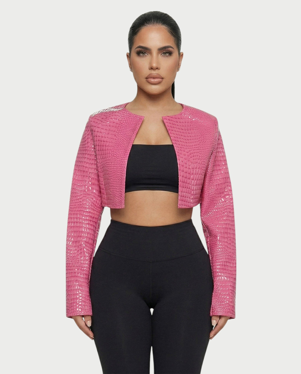 ASA Faux Croco Jacket