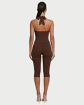 MINDA Halter Crop Top & Capri Pants Set