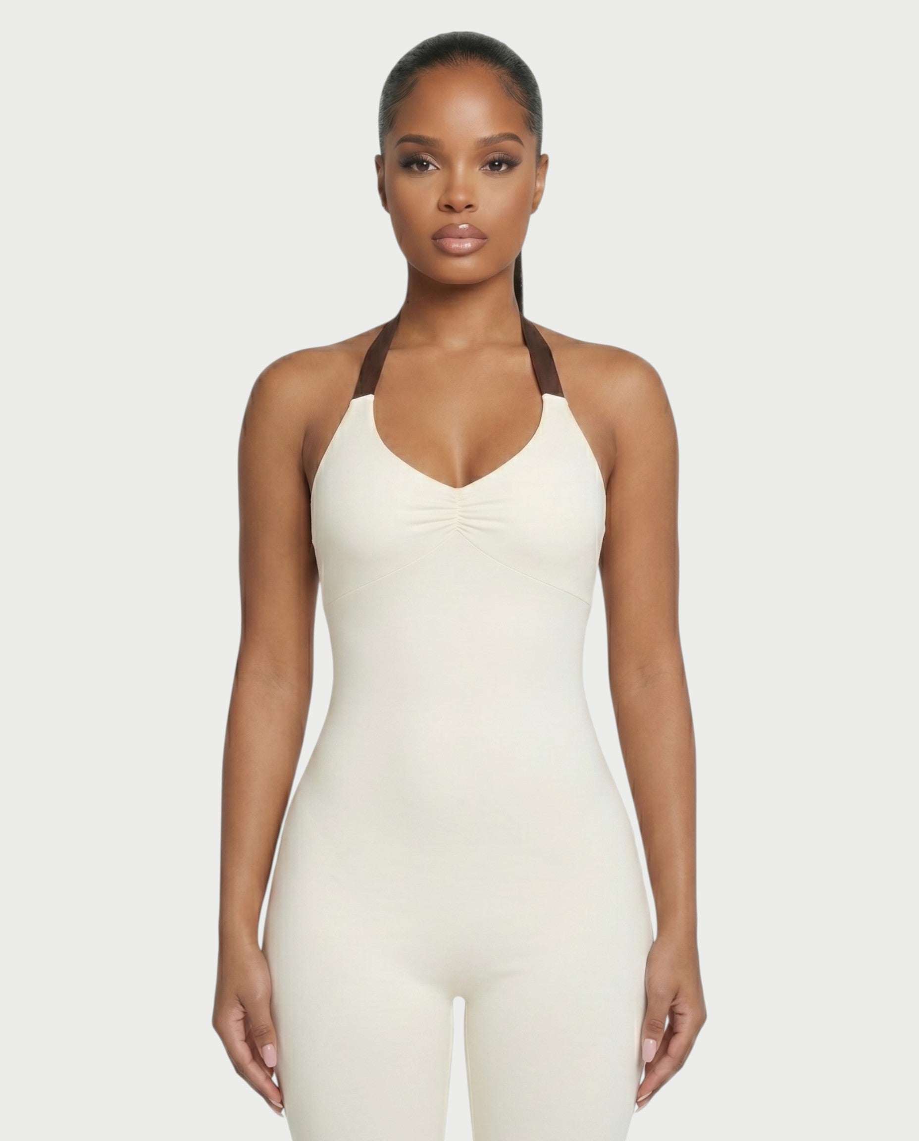 FELLY Open-Back Capri Jumpsuit