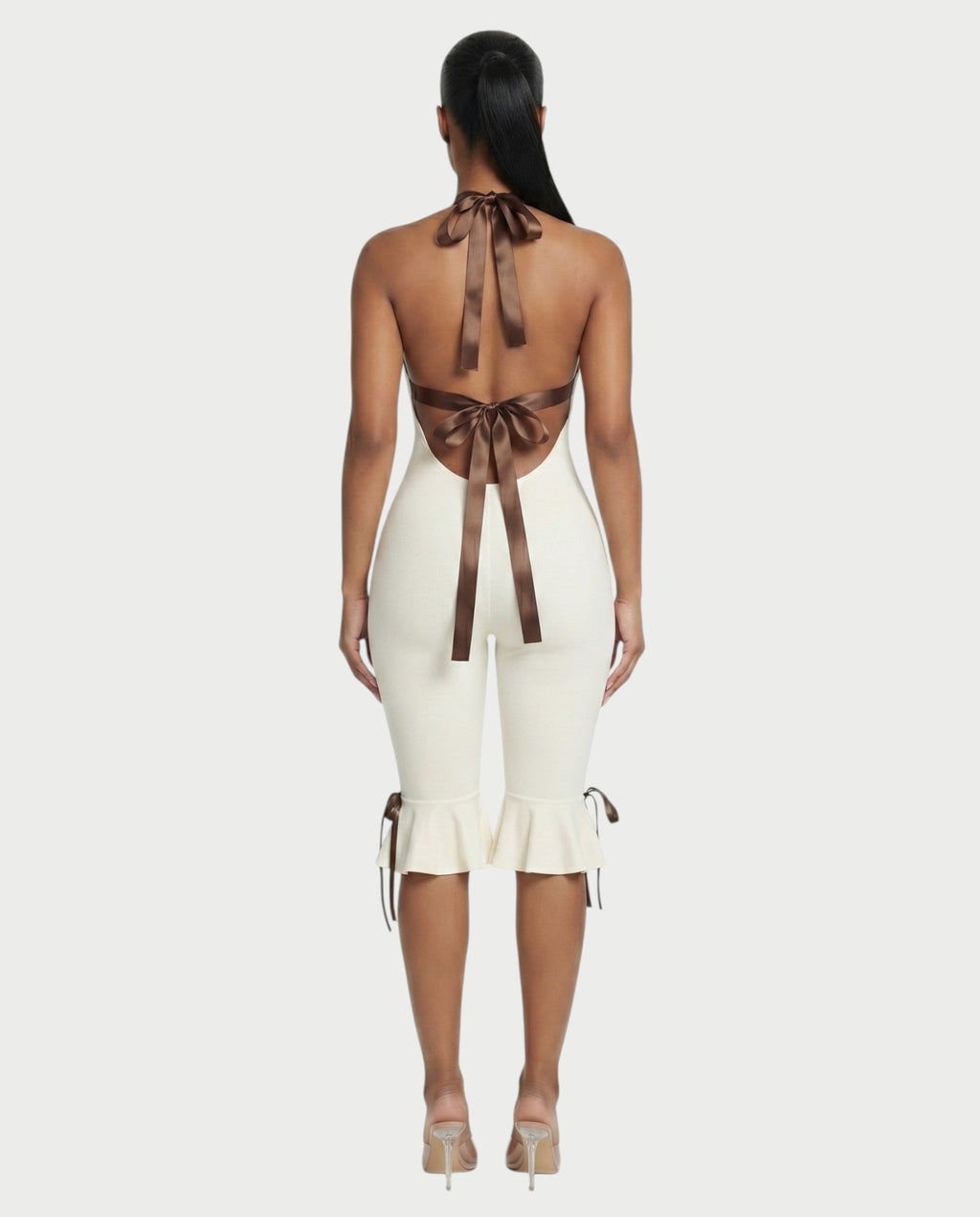FELLY Open-Back Capri Jumpsuit