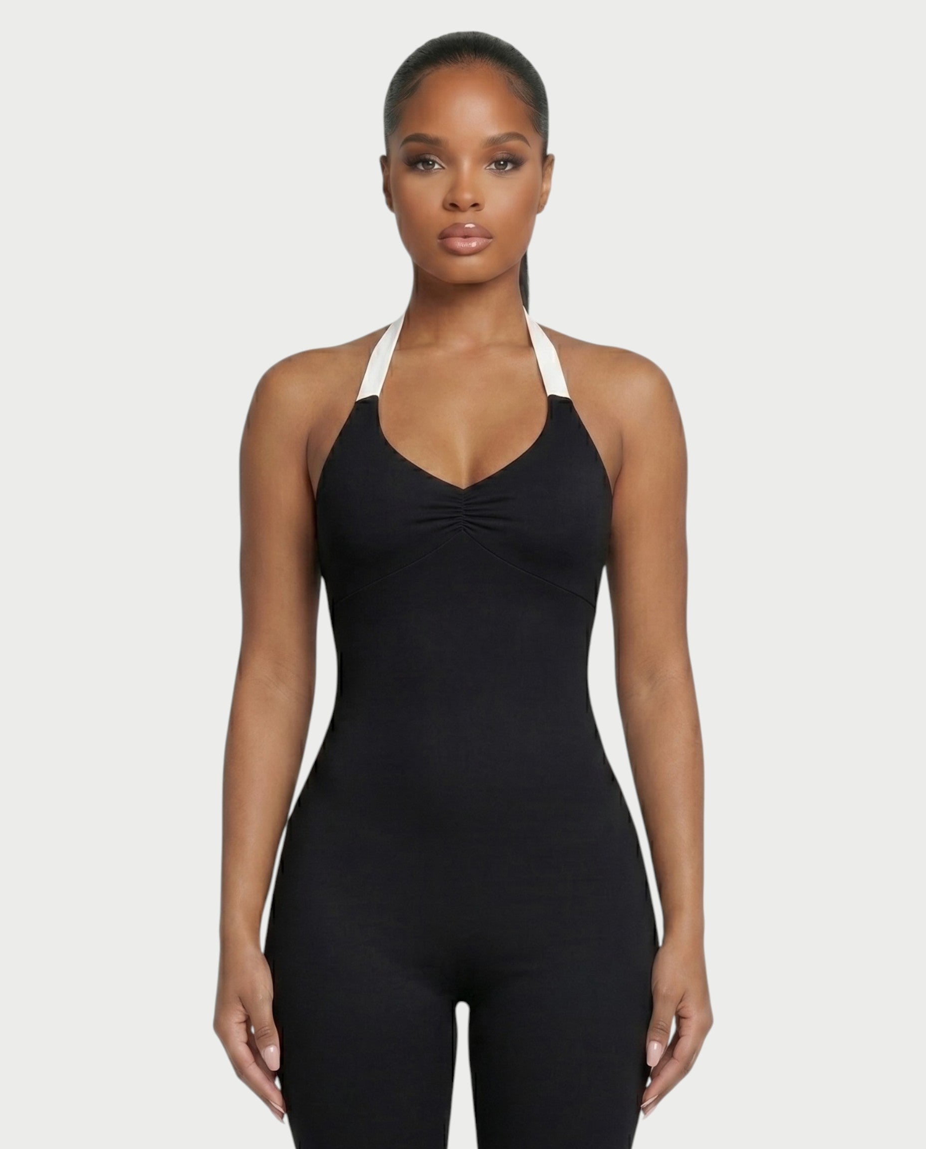 FELLY Open-Back Capri Jumpsuit