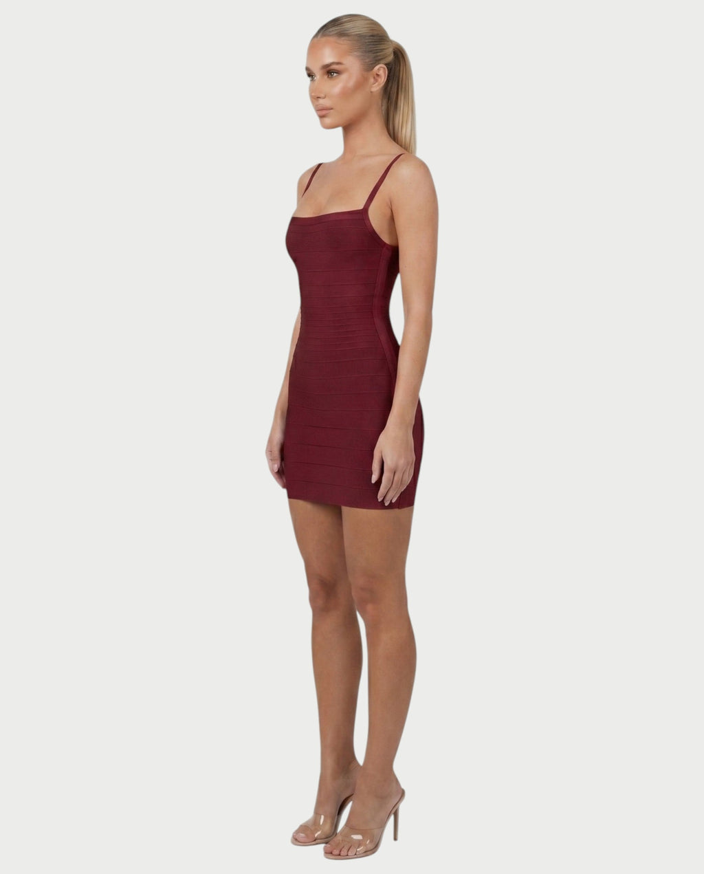 ZAYARA Spaghetti Strap Bandage Mini Dress
