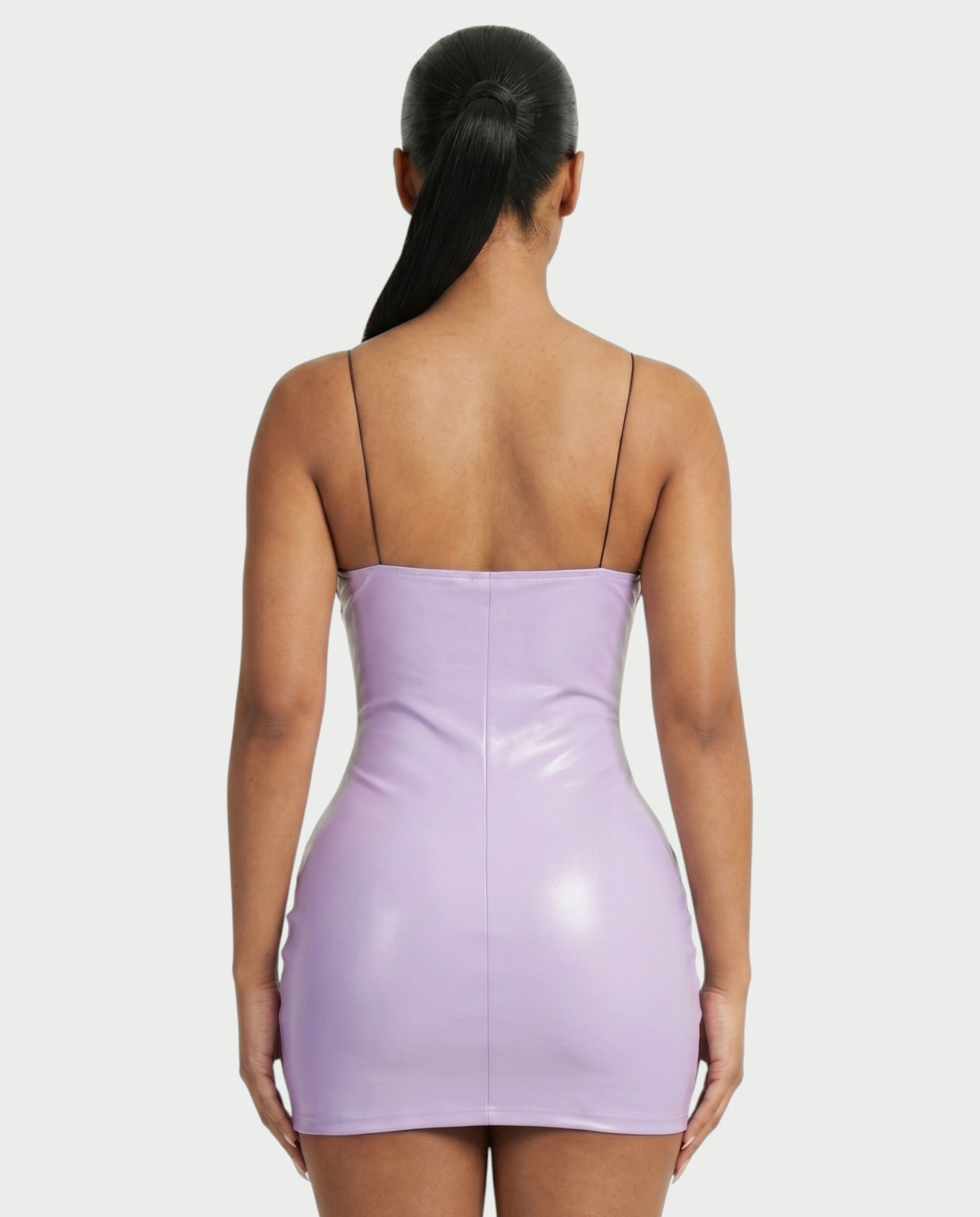 ANIRA Lace Trim Underwire Bust Bodycon Mini Dress