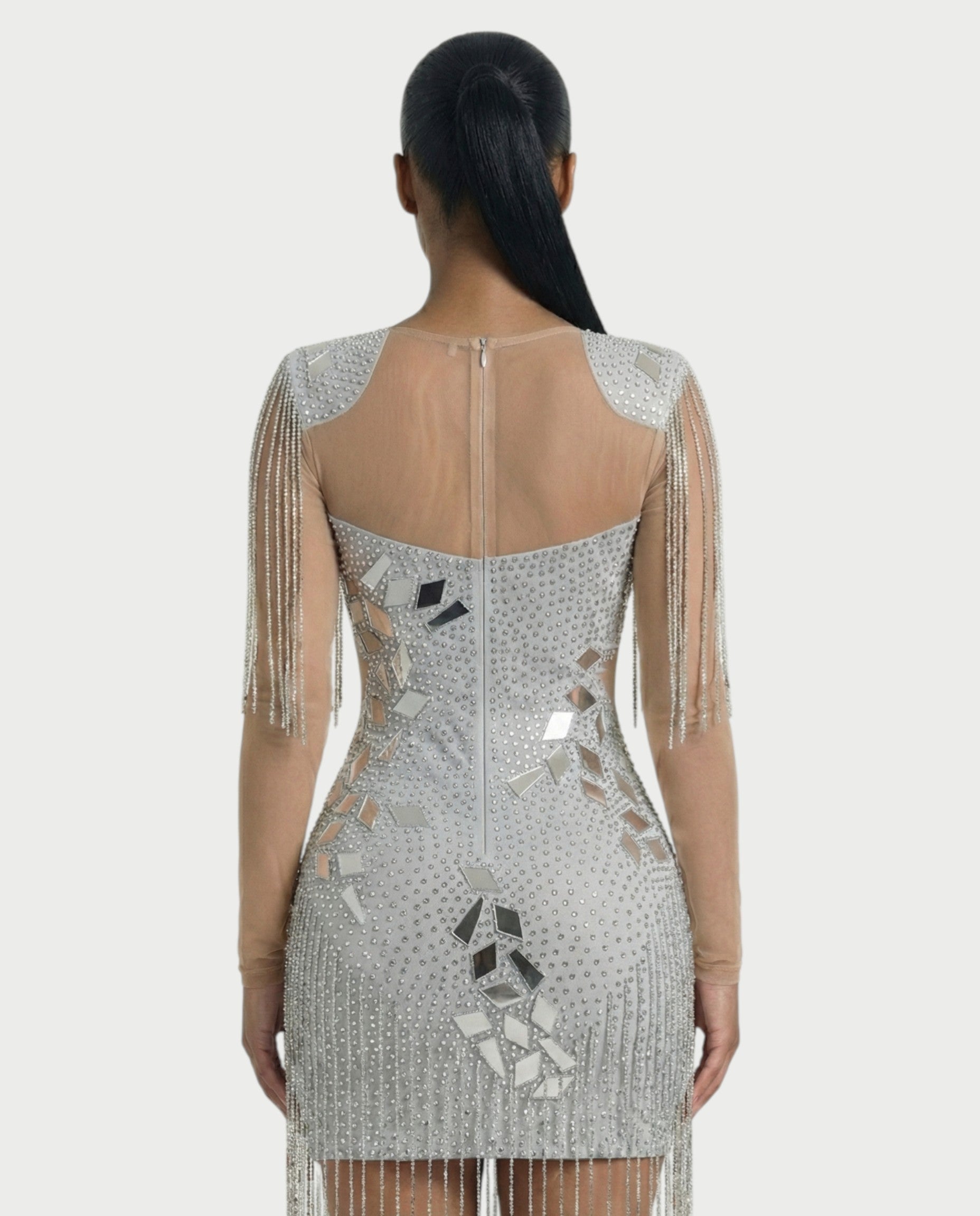TALLIE Mirror Mosaic Mini Dress