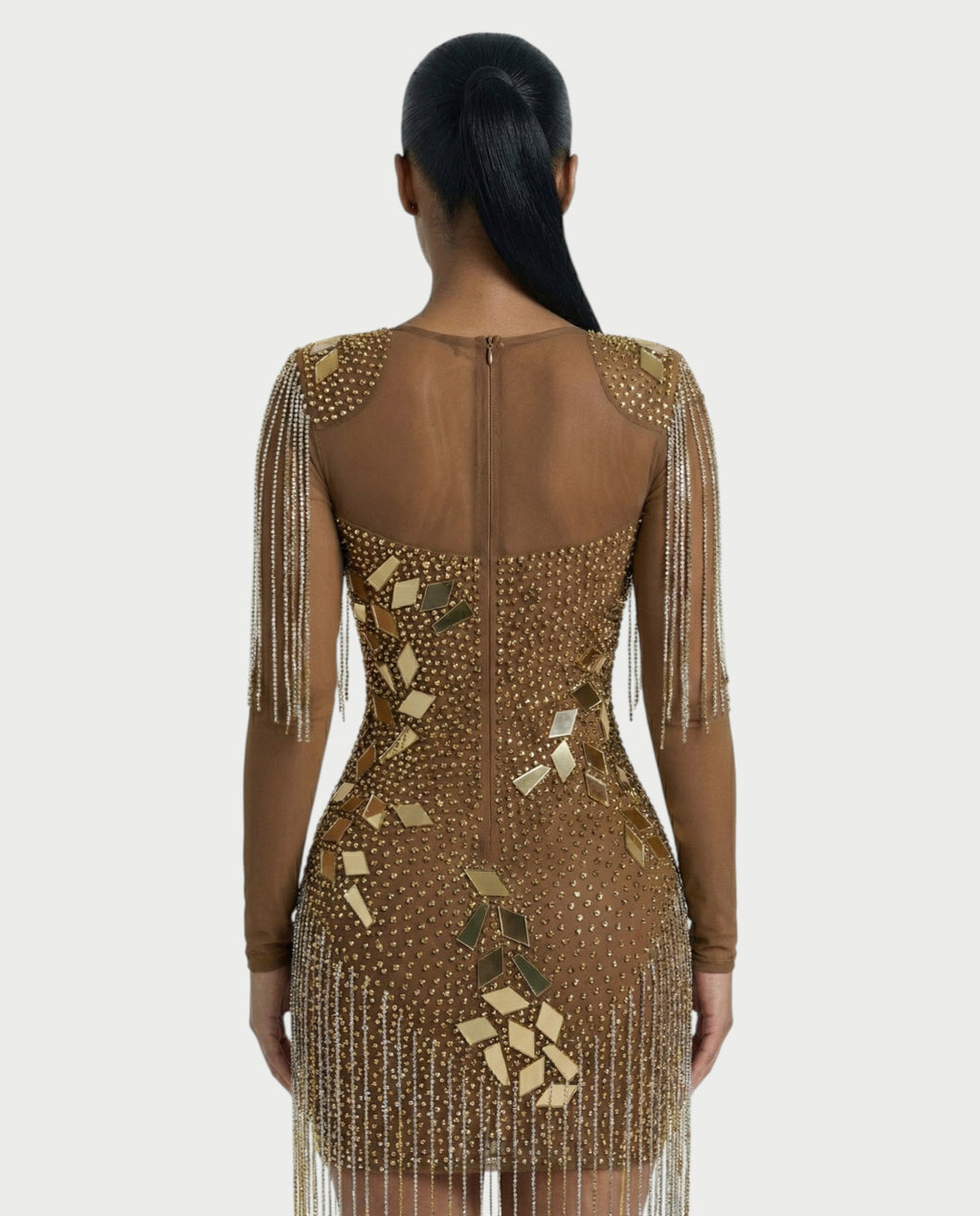 TALLIE Mirror Mosaic Mini Dress